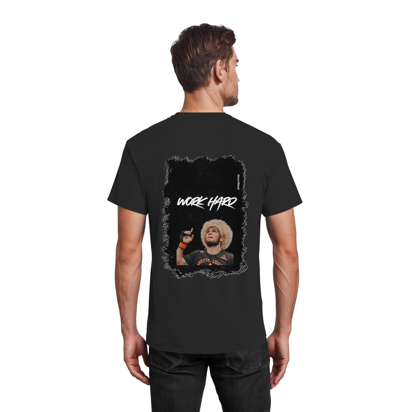 Khabib WorkHard - Heavy Cotton T-Shirt