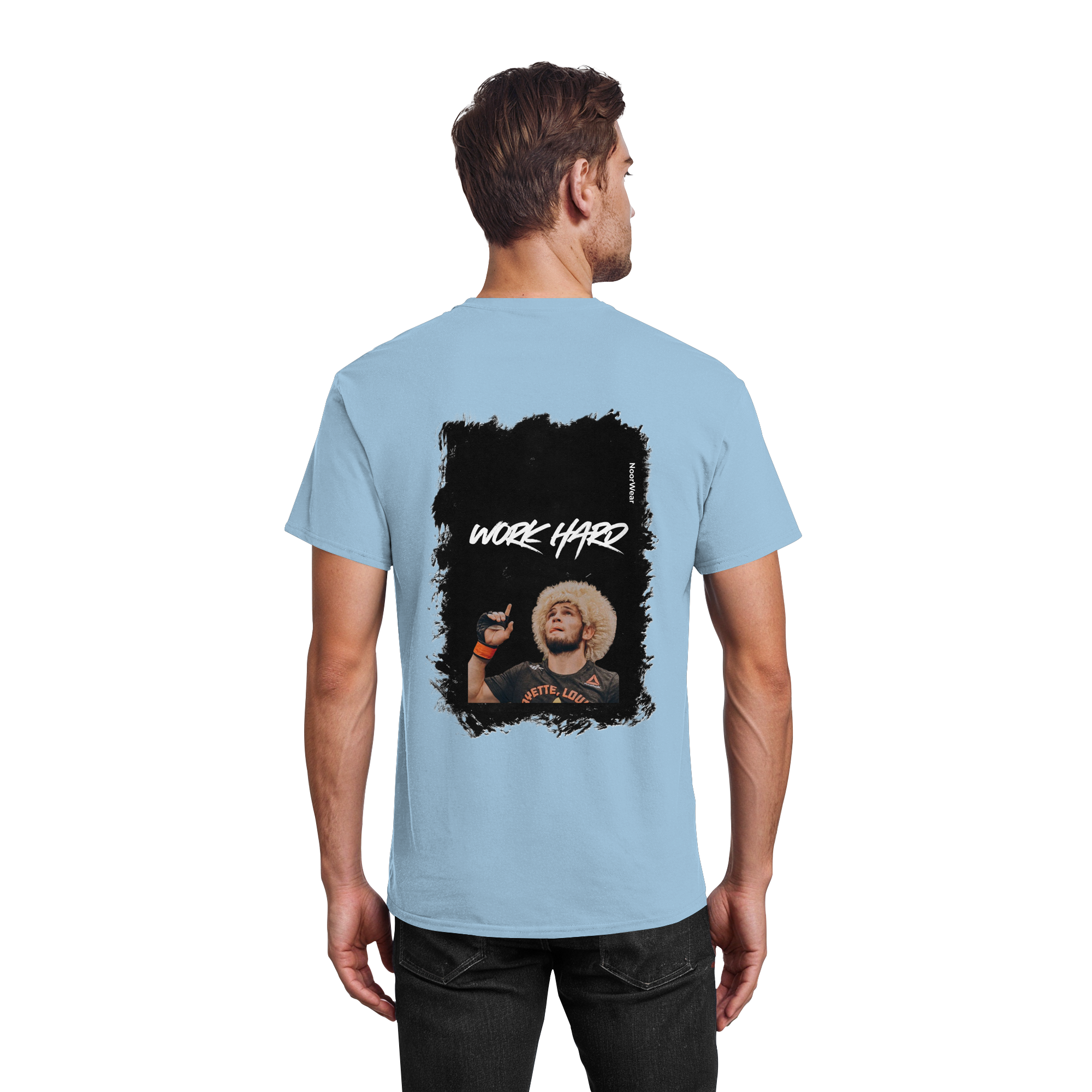 Khabib WorkHard - Heavy Cotton T-Shirt