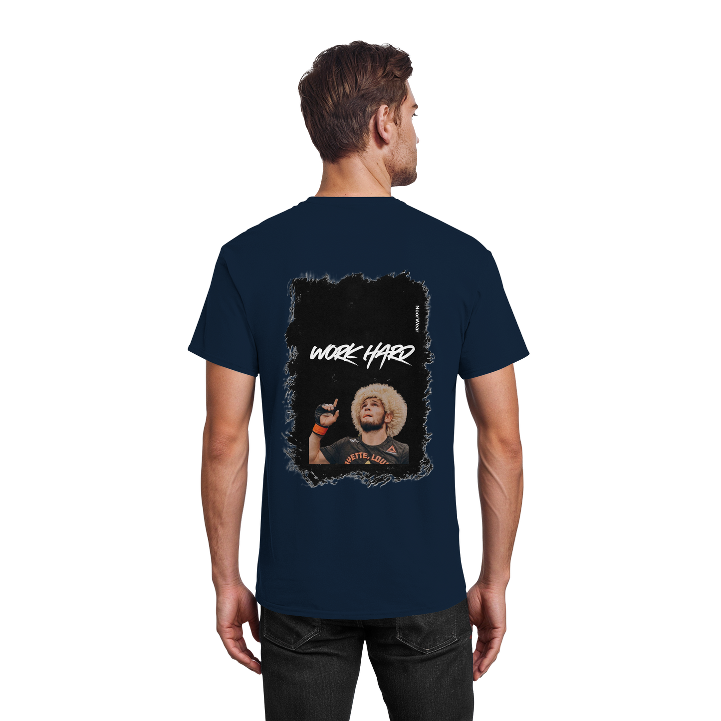 Khabib WorkHard - Heavy Cotton T-Shirt