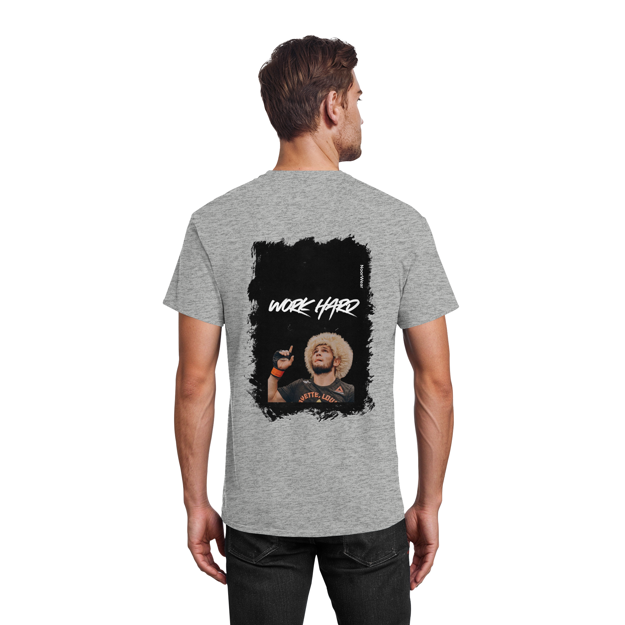 Khabib WorkHard - Heavy Cotton T-Shirt