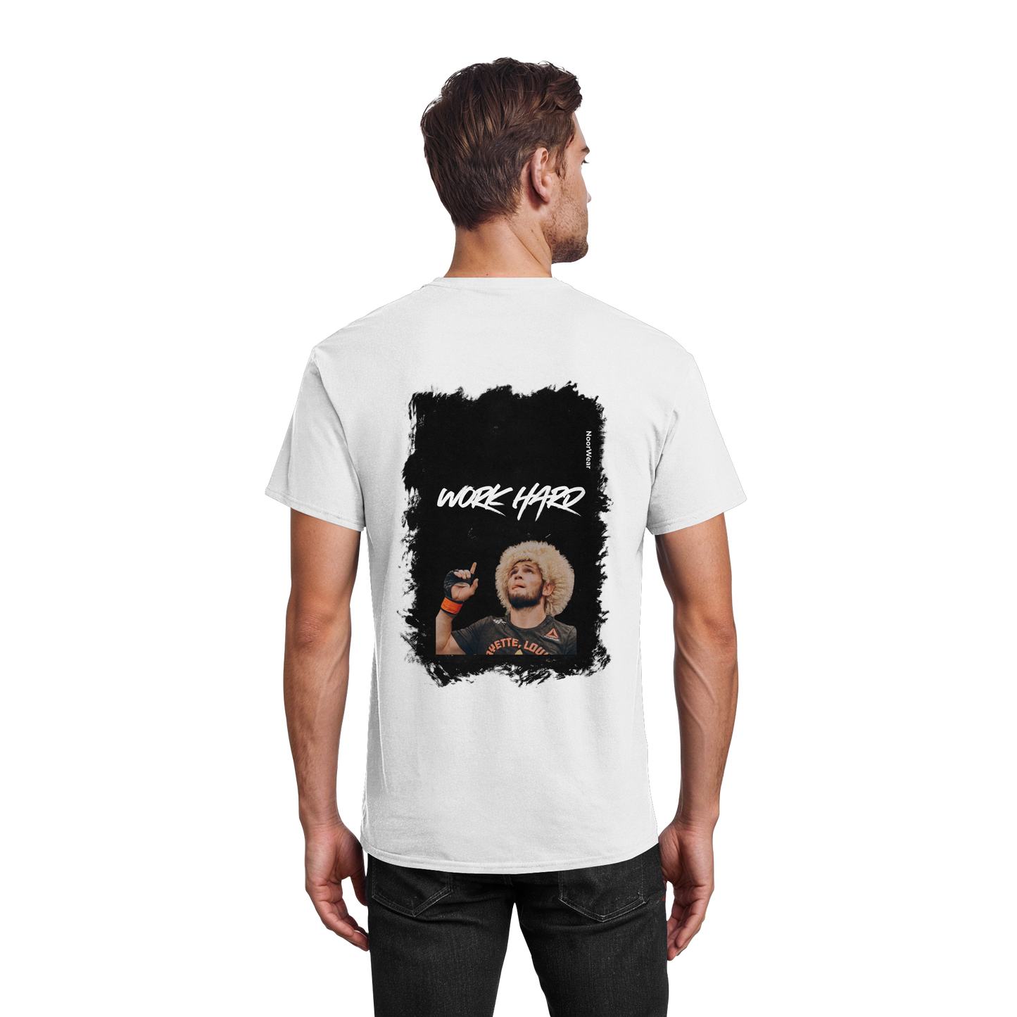 Khabib WorkHard - Heavy Cotton T-Shirt