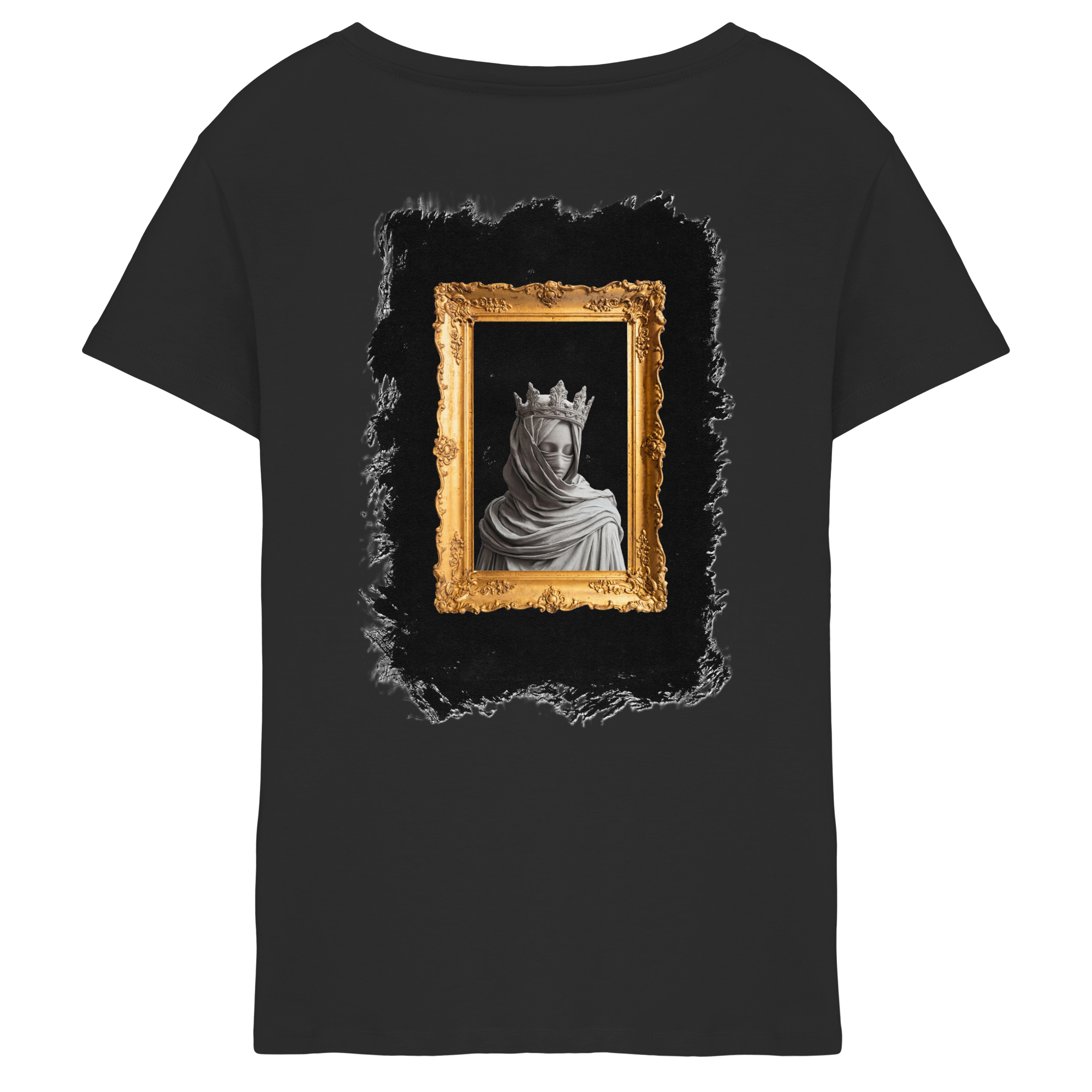 the women in the painting - Ladies V-Neck Shirt