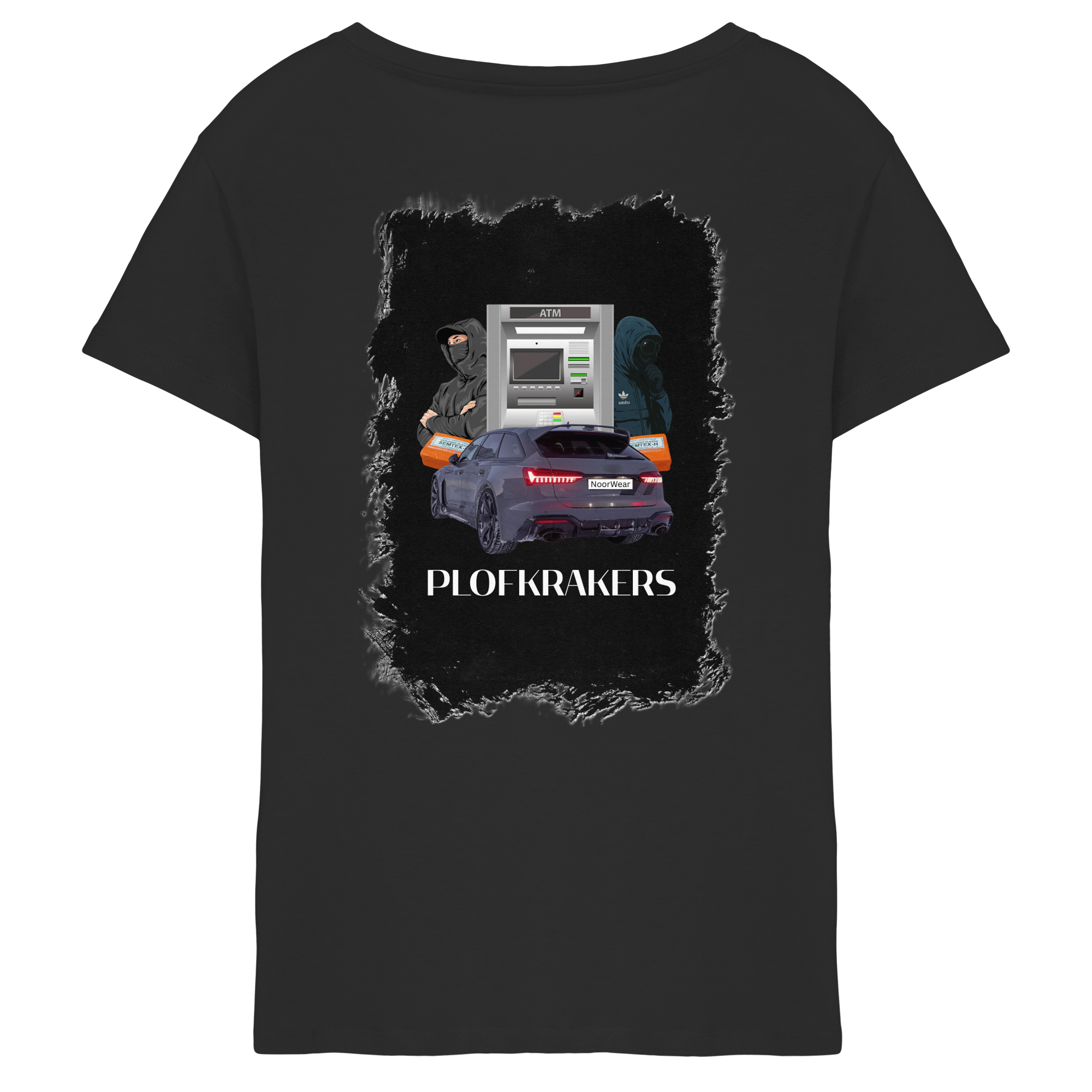 PLOFKRAKERS - Ladies V-Neck Shirt