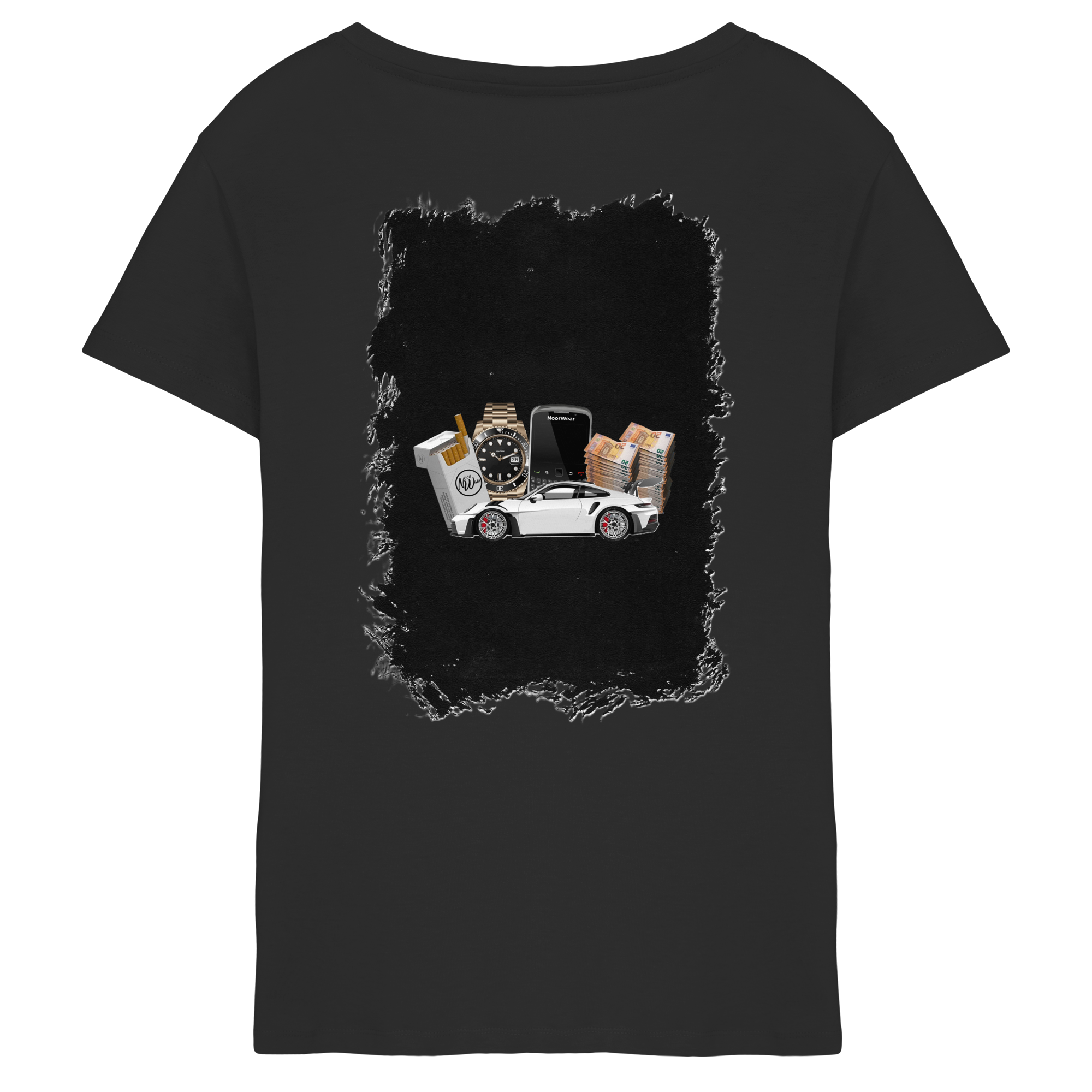 Fast Money - Ladies V-Neck Shirt
