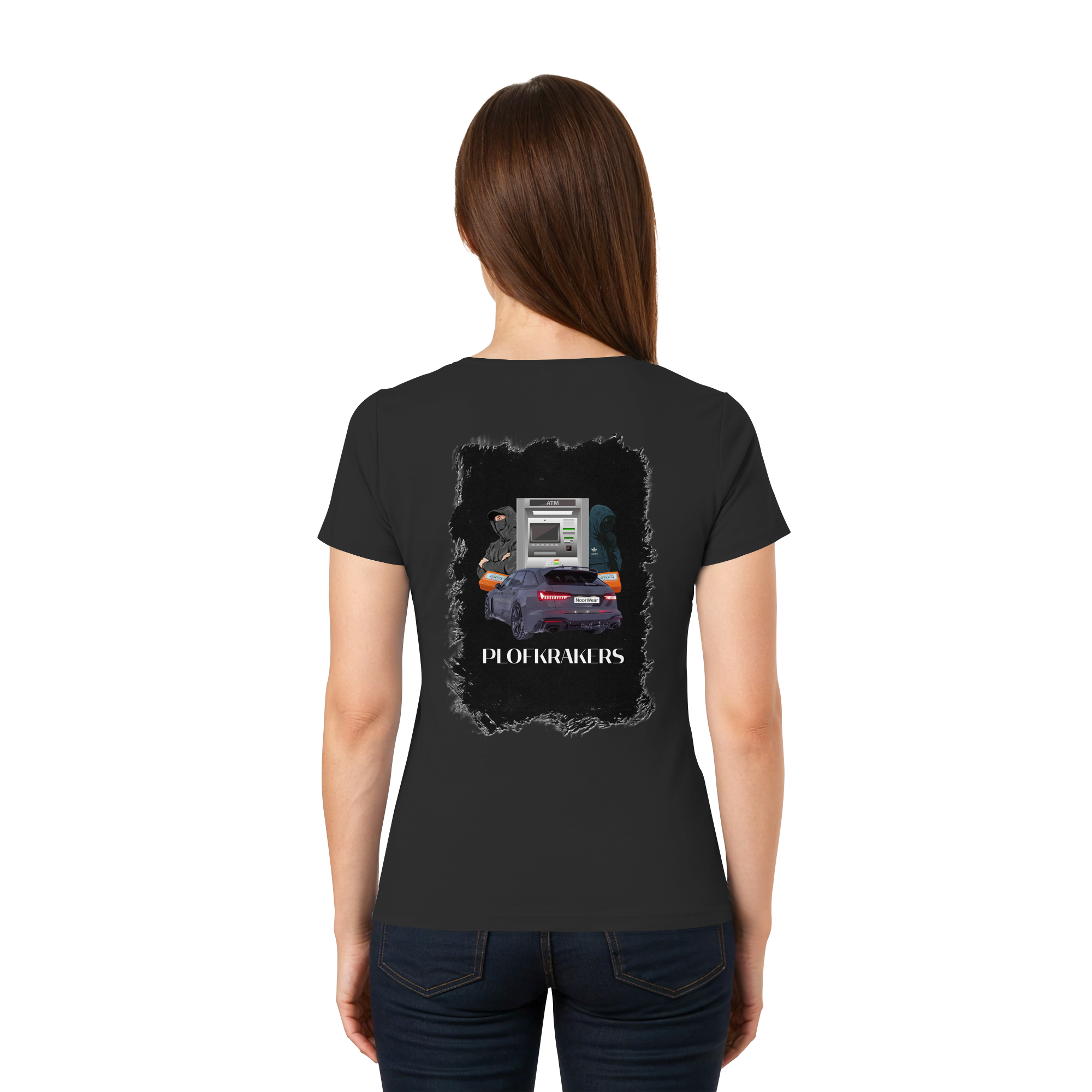 PLOFKRAKERS - Ladies V-Neck Shirt