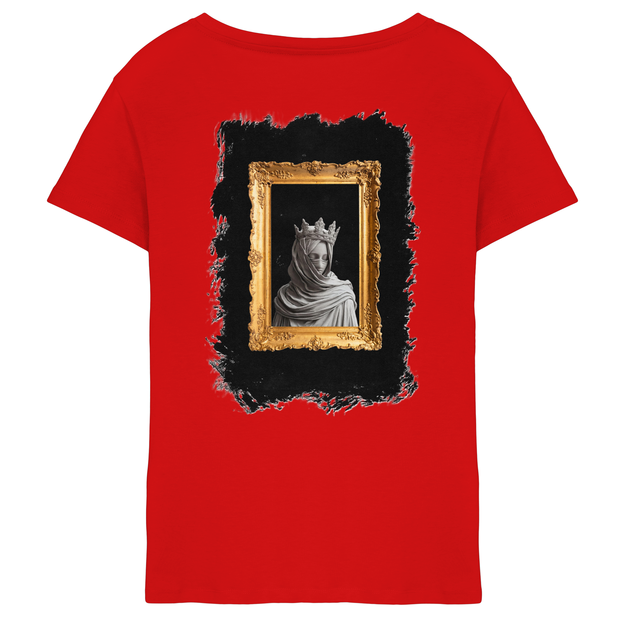 the women in the painting - Ladies V-Neck Shirt