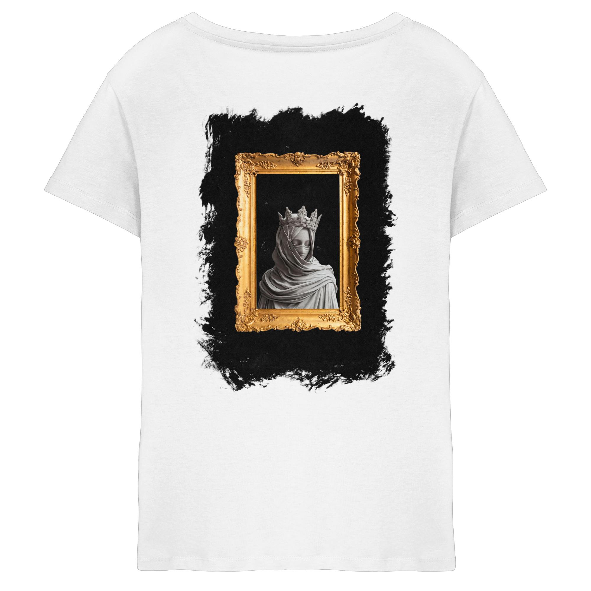 the women in the painting - Ladies V-Neck Shirt