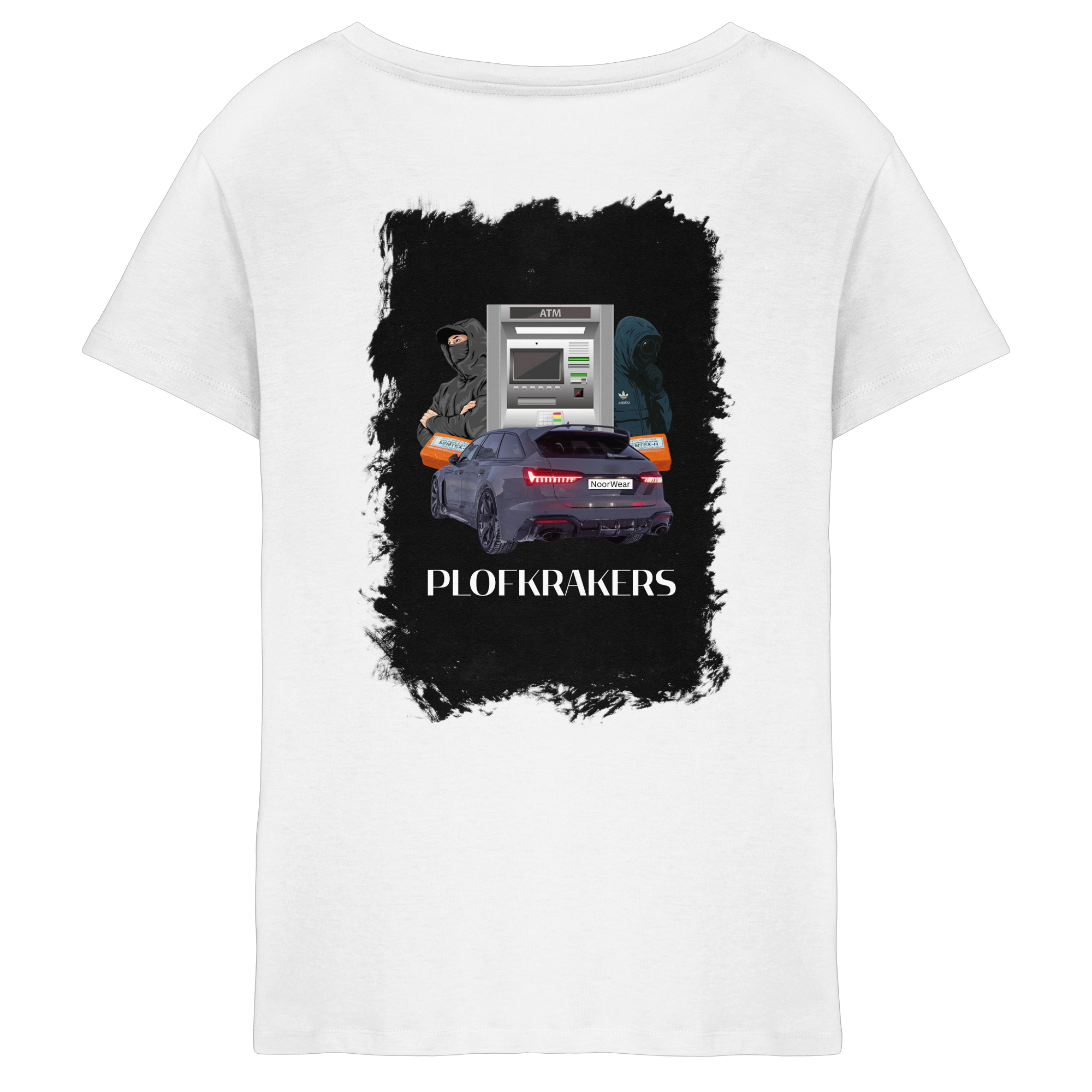 PLOFKRAKERS - Ladies V-Neck Shirt