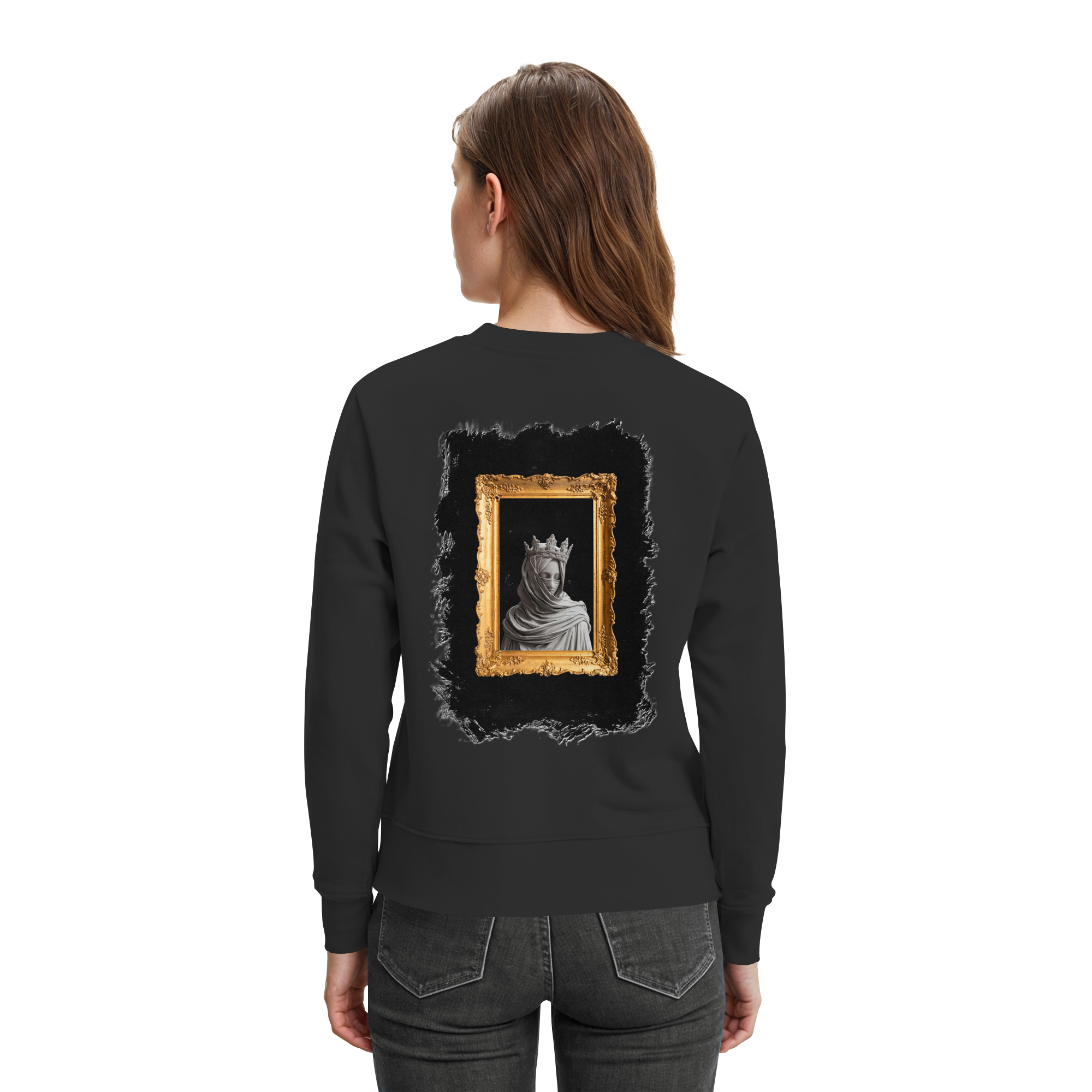 the women in the painting - Premium Sweatshirt