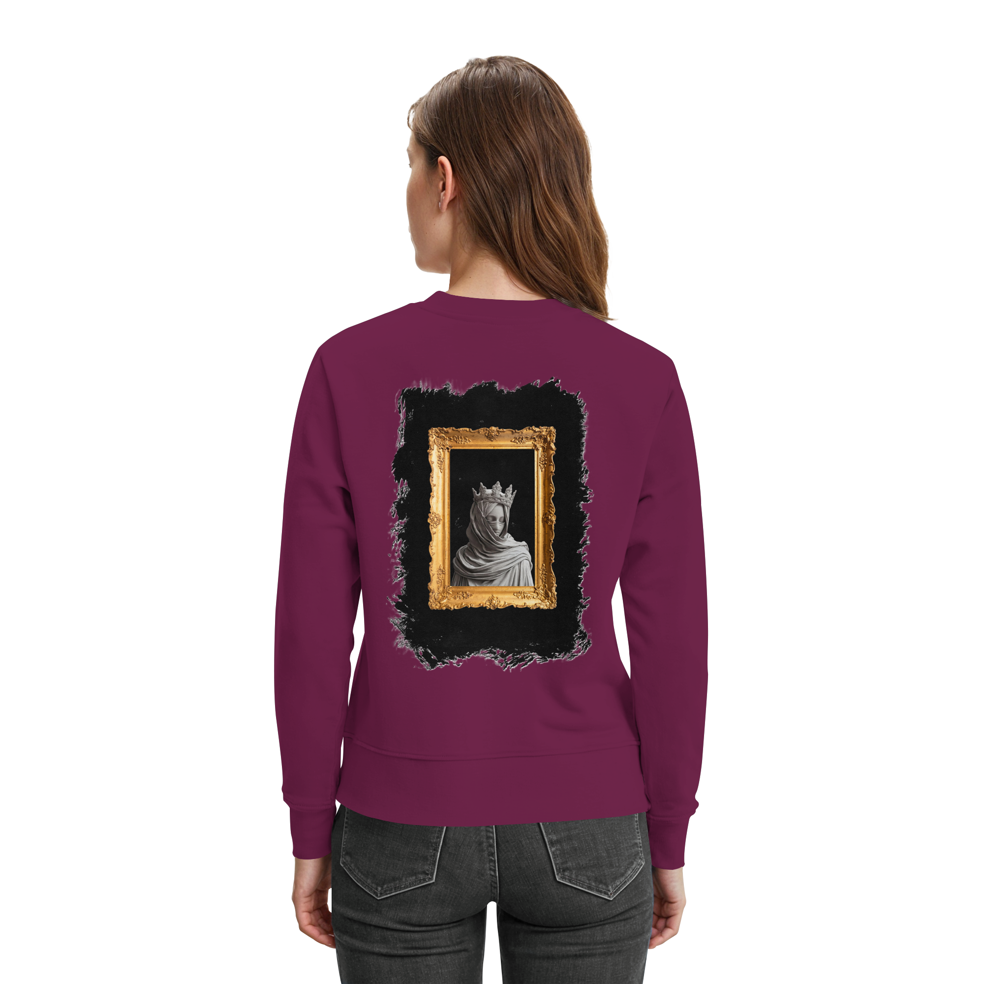 the women in the painting - Premium Sweatshirt