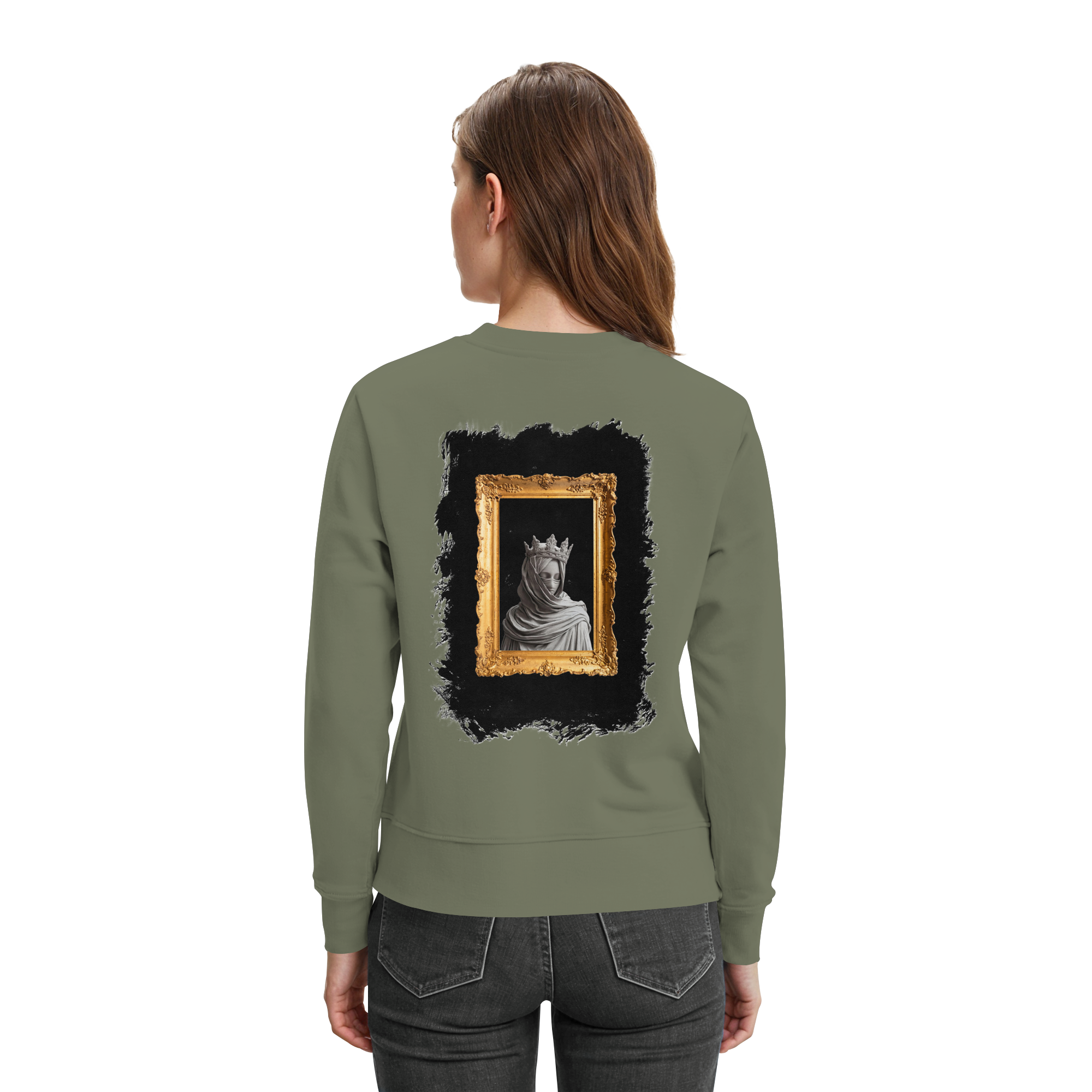 the women in the painting - Premium Sweatshirt