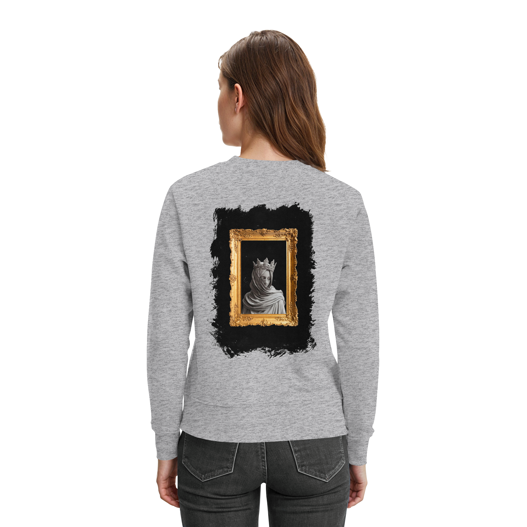 the women in the painting - Premium Sweatshirt
