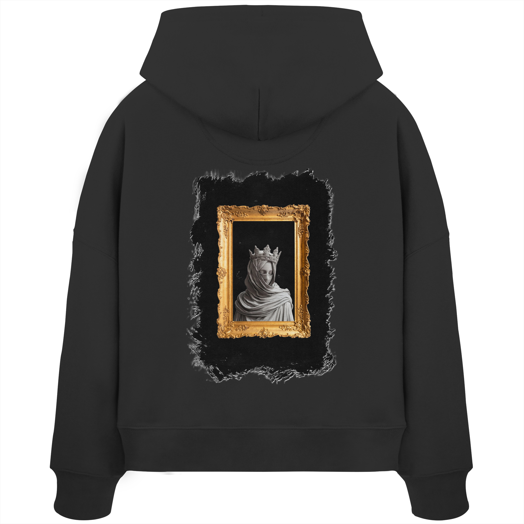 the women in the painting - Womens Organic Boxcut Hoodie