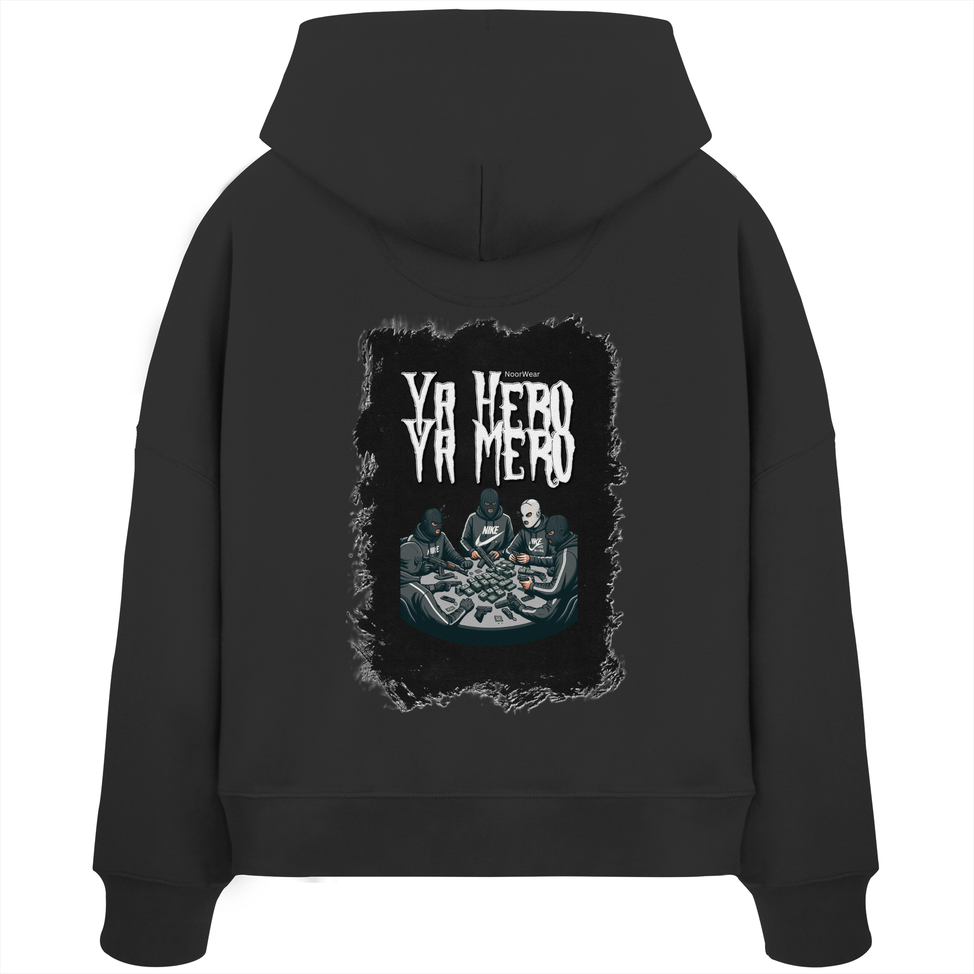 Ya Hero - Ya Mero - Womens Organic Boxcut Hoodie
