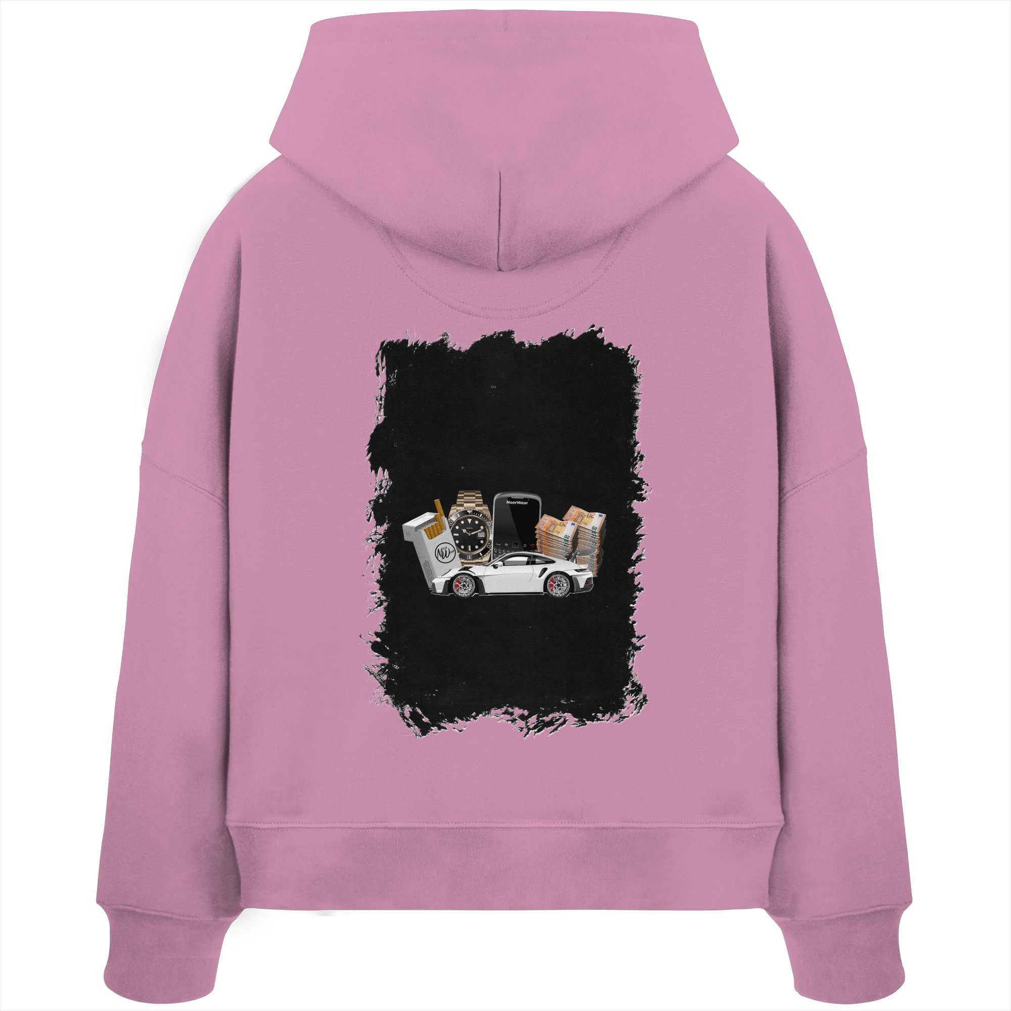 Fast Money - Womens Organic Boxcut Hoodie