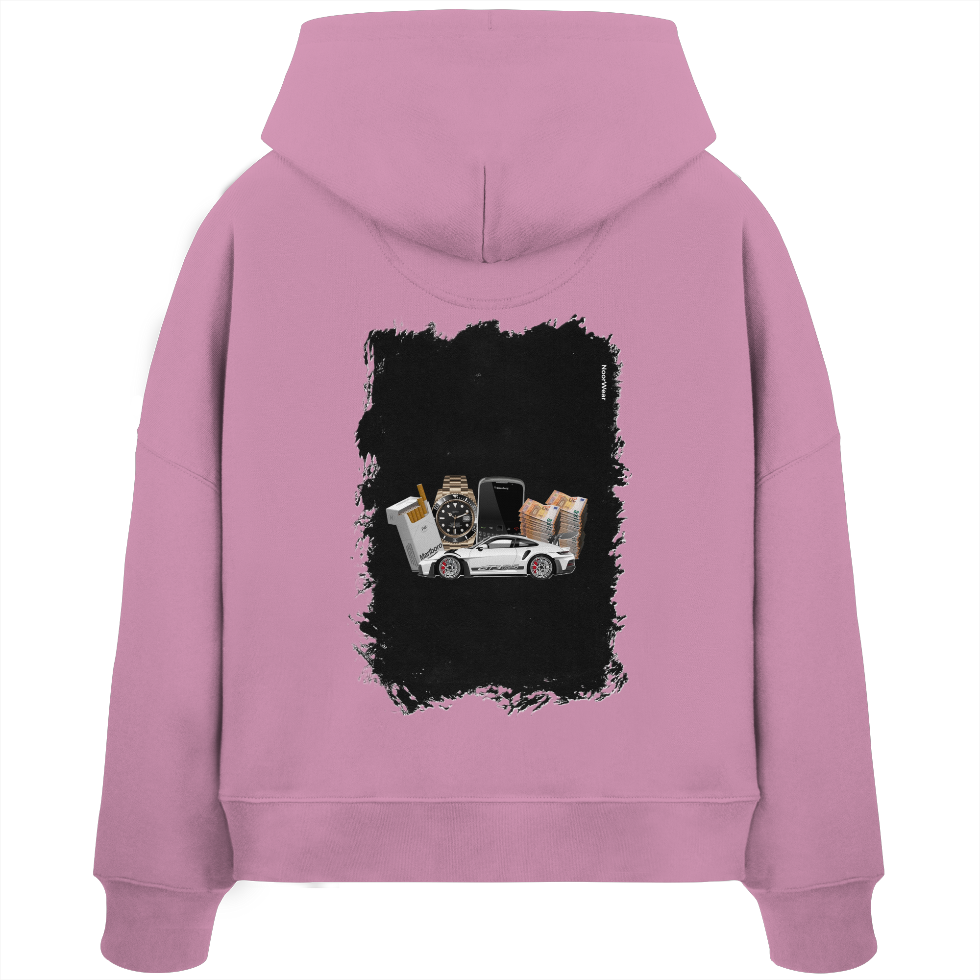 Fast Money - Womens Organic Boxcut Hoodie