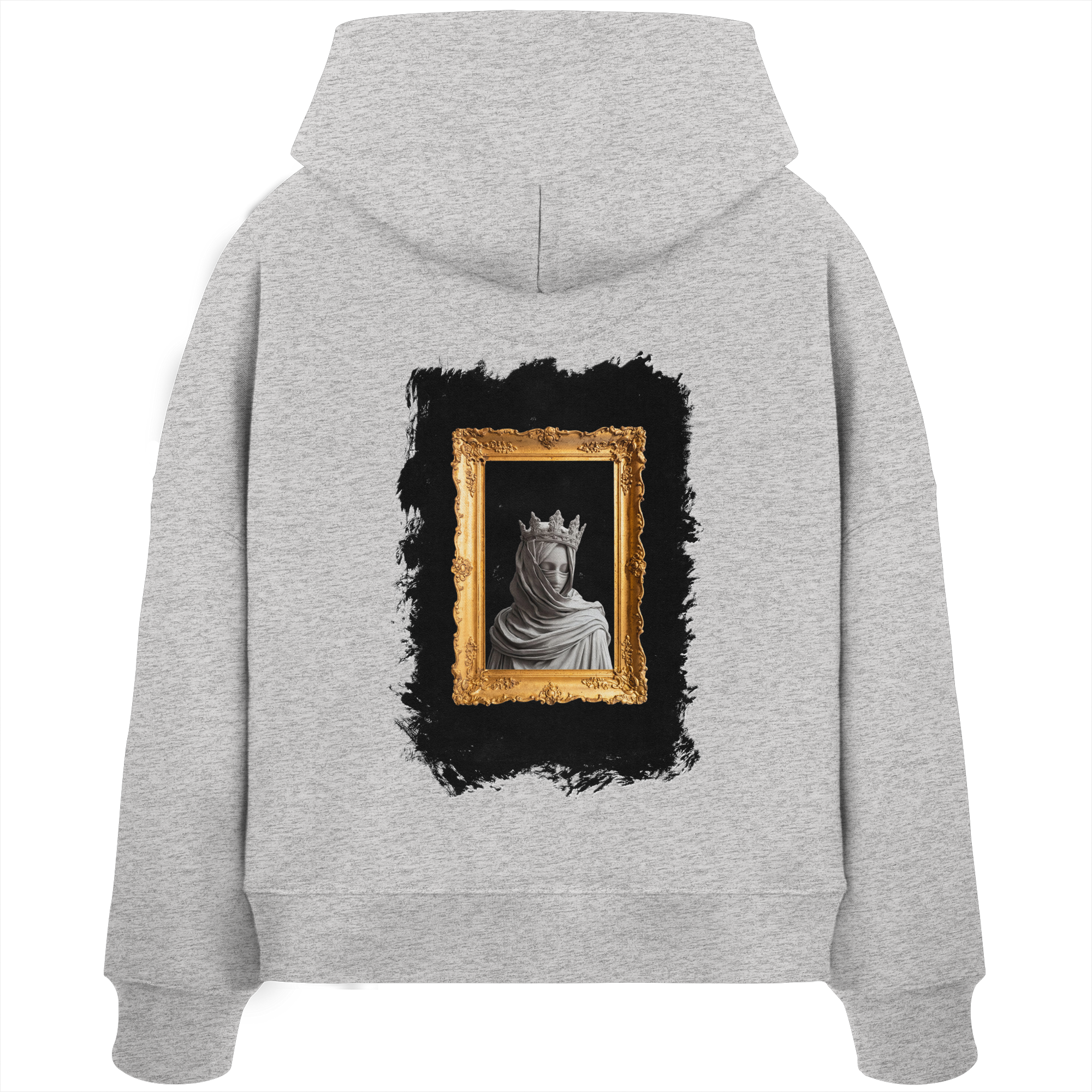 the women in the painting - Womens Organic Boxcut Hoodie