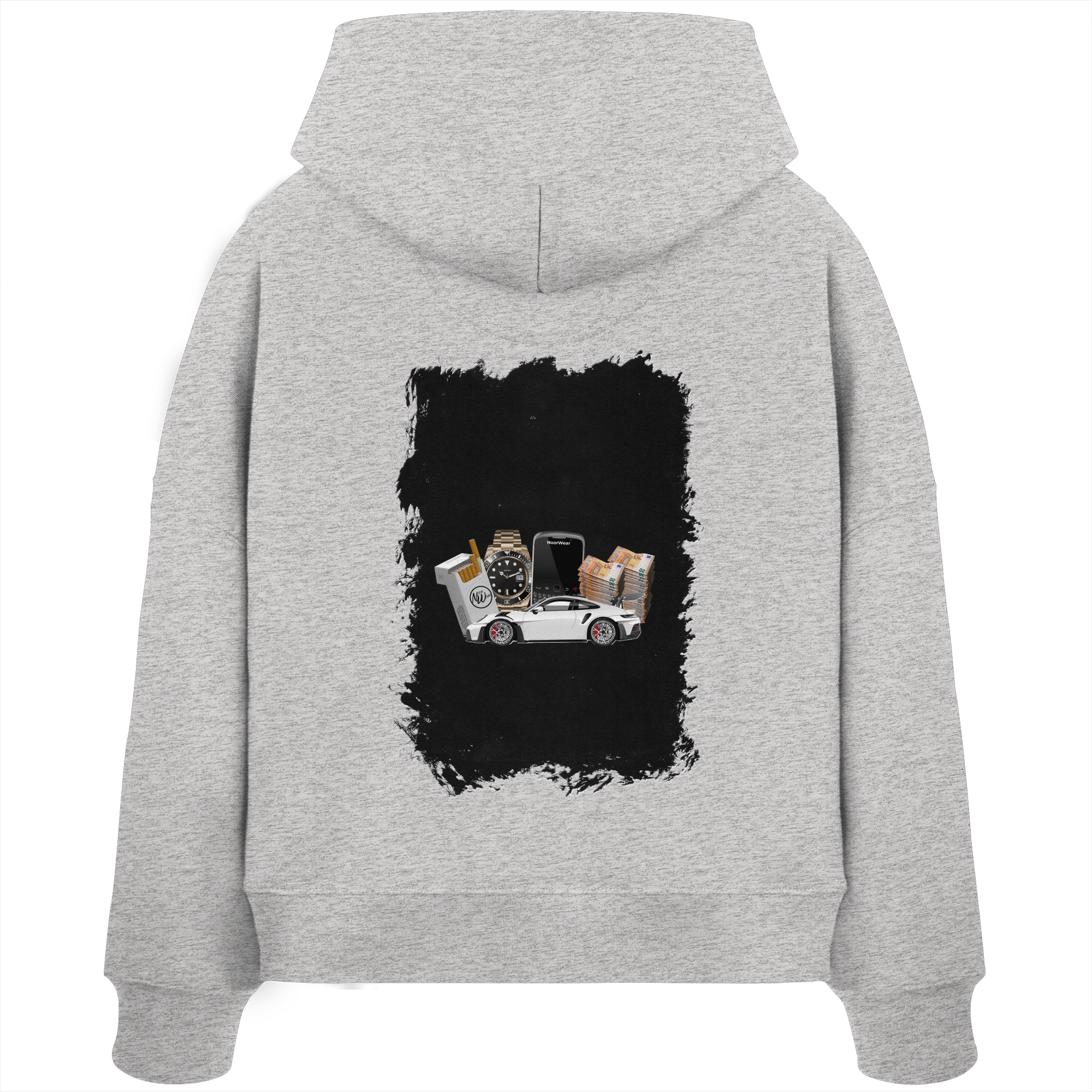 Fast Money - Womens Organic Boxcut Hoodie
