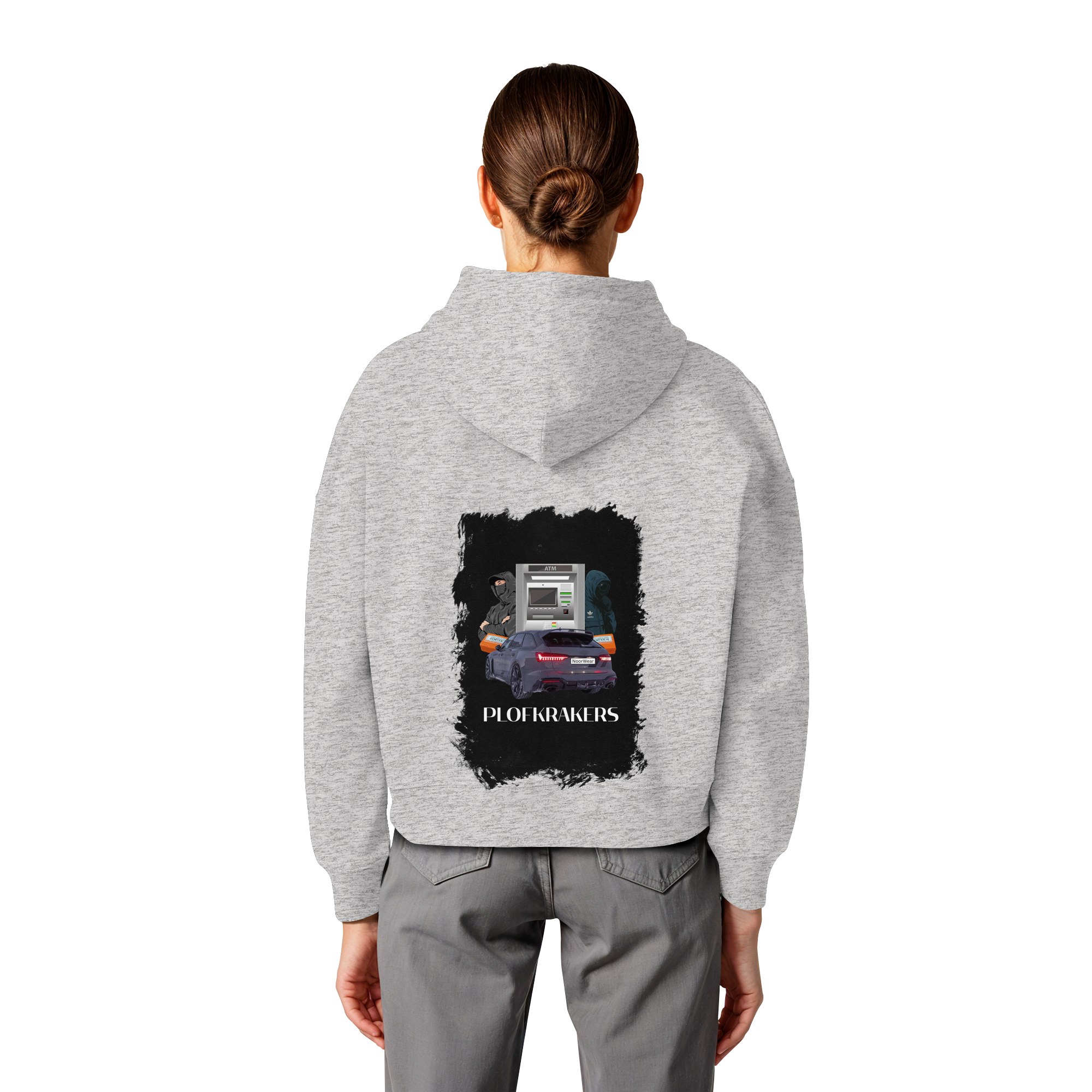 PLOFKRAKERS - Womens Organic Boxcut Hoodie