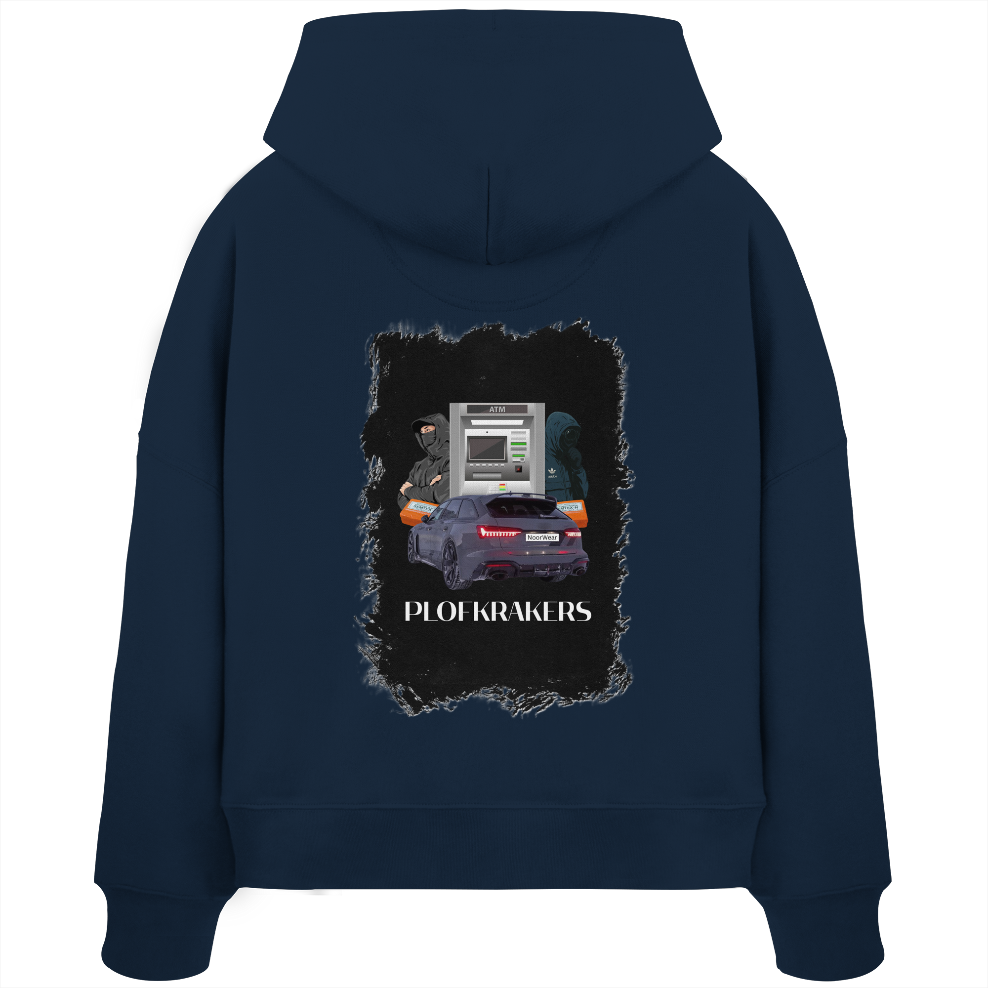 PLOFKRAKERS - Womens Organic Boxcut Hoodie
