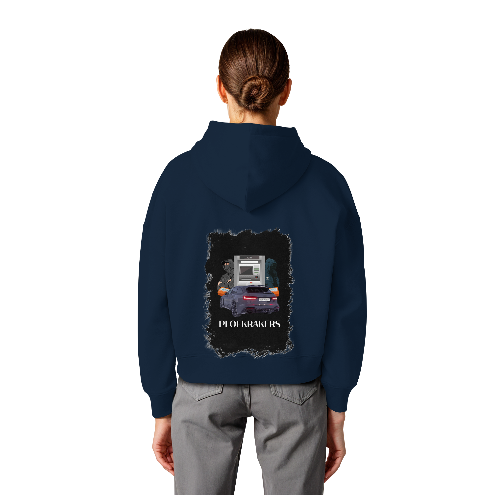 PLOFKRAKERS - Womens Organic Boxcut Hoodie