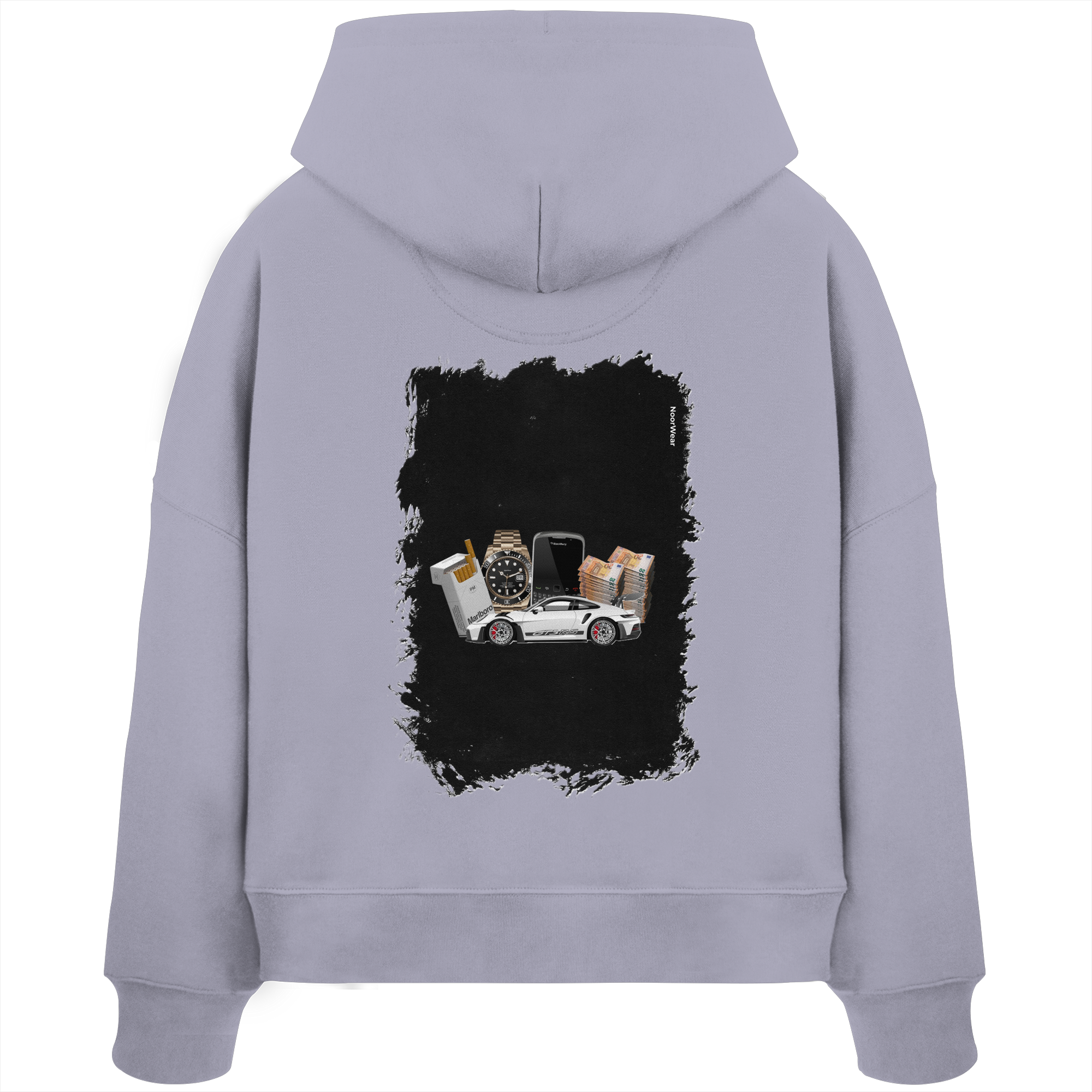 Fast Money - Womens Organic Boxcut Hoodie