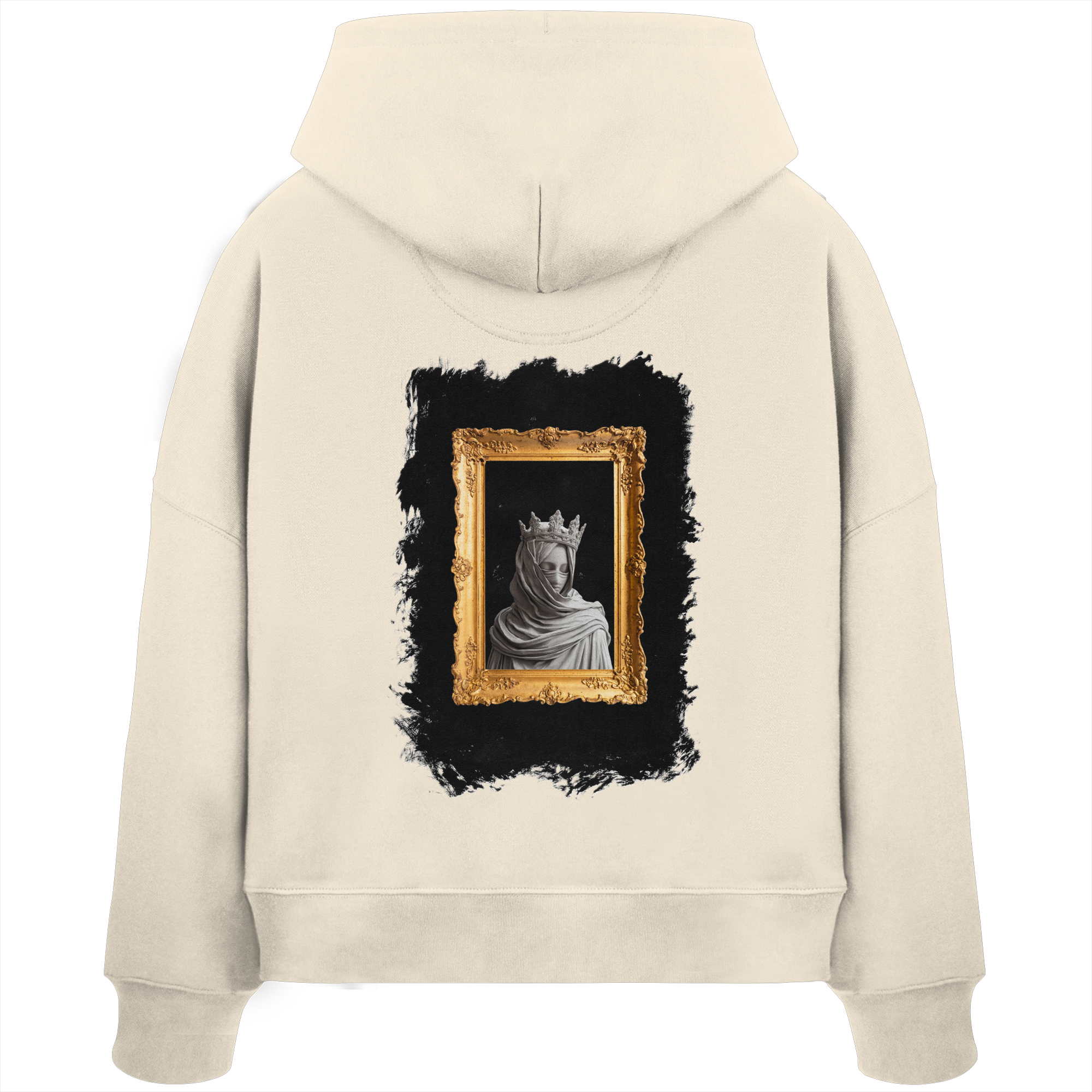 the women in the painting - Womens Organic Boxcut Hoodie