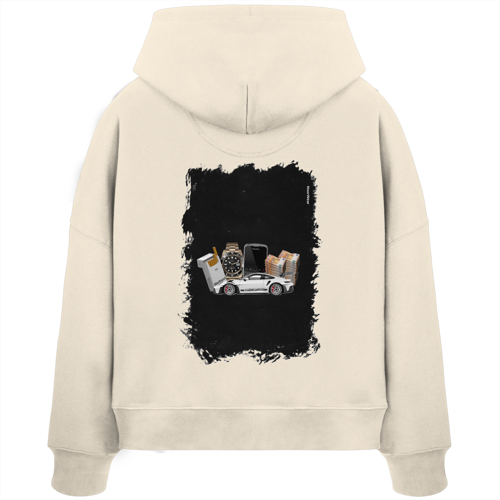 Fast Money - Womens Organic Boxcut Hoodie