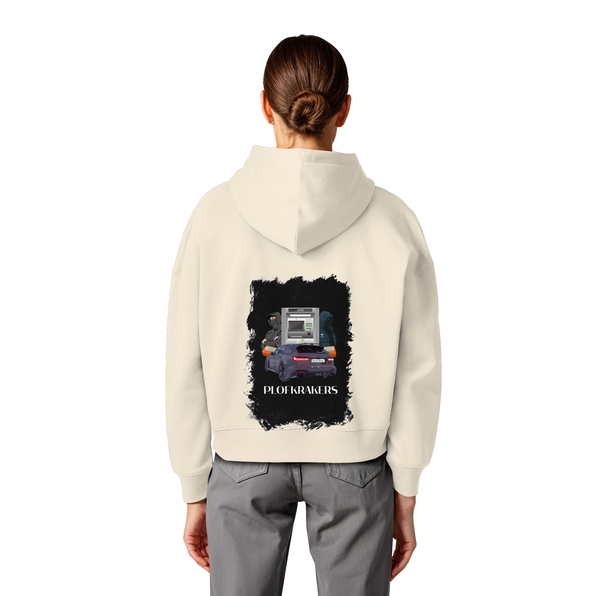 PLOFKRAKERS - Womens Organic Boxcut Hoodie
