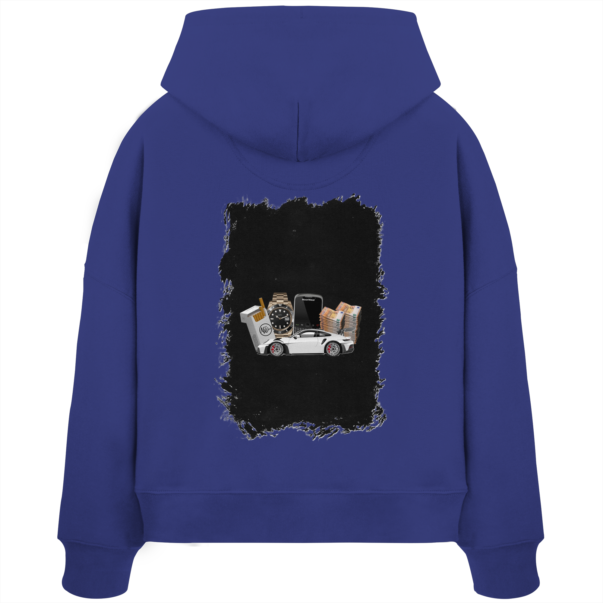 Fast Money - Womens Organic Boxcut Hoodie