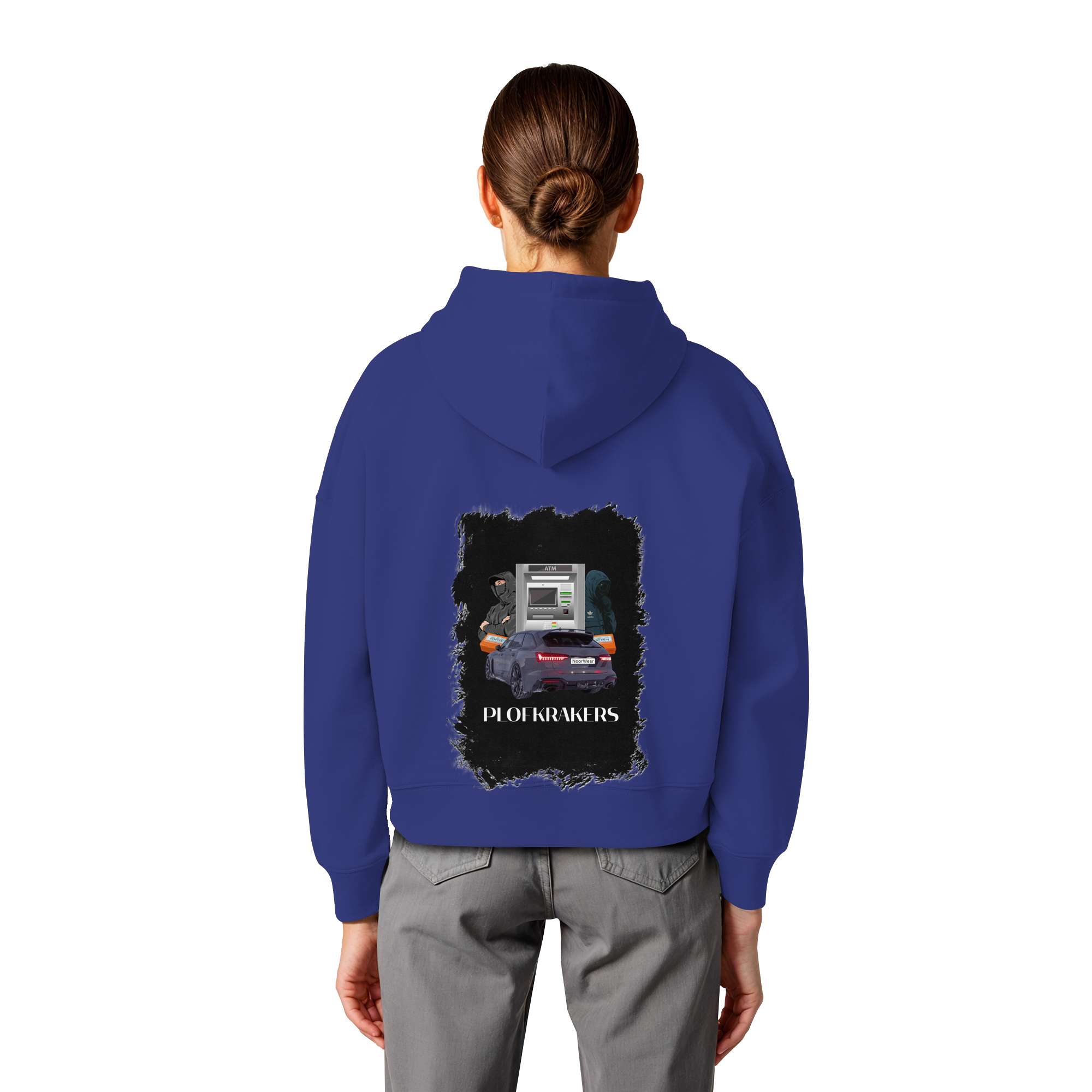 PLOFKRAKERS - Womens Organic Boxcut Hoodie