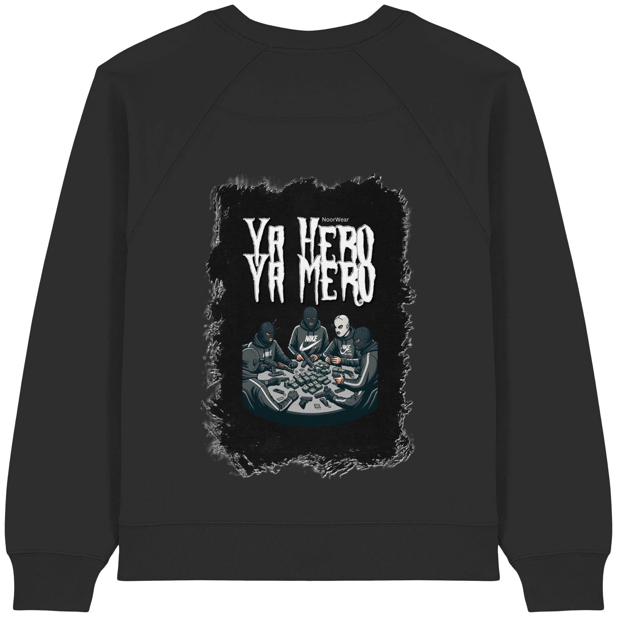 Ya Hero - Ya Mero - Womens Organic Raglan Sweatshirt