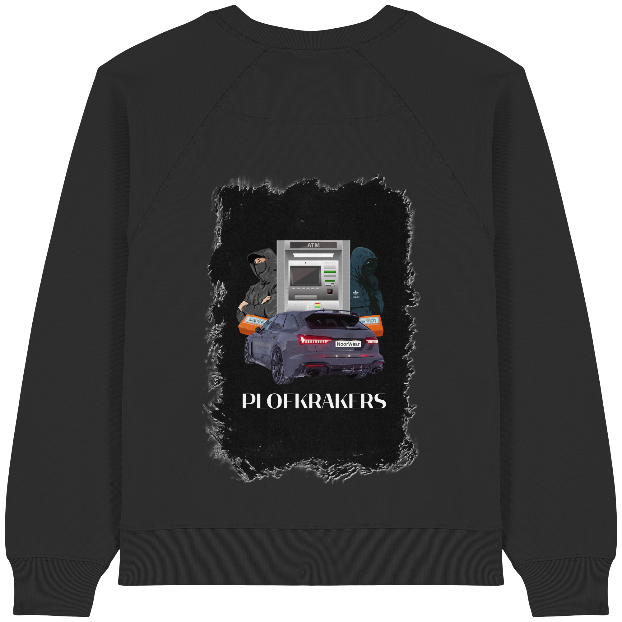 PLOFKRAKERS - Womens Organic Raglan Sweatshirt