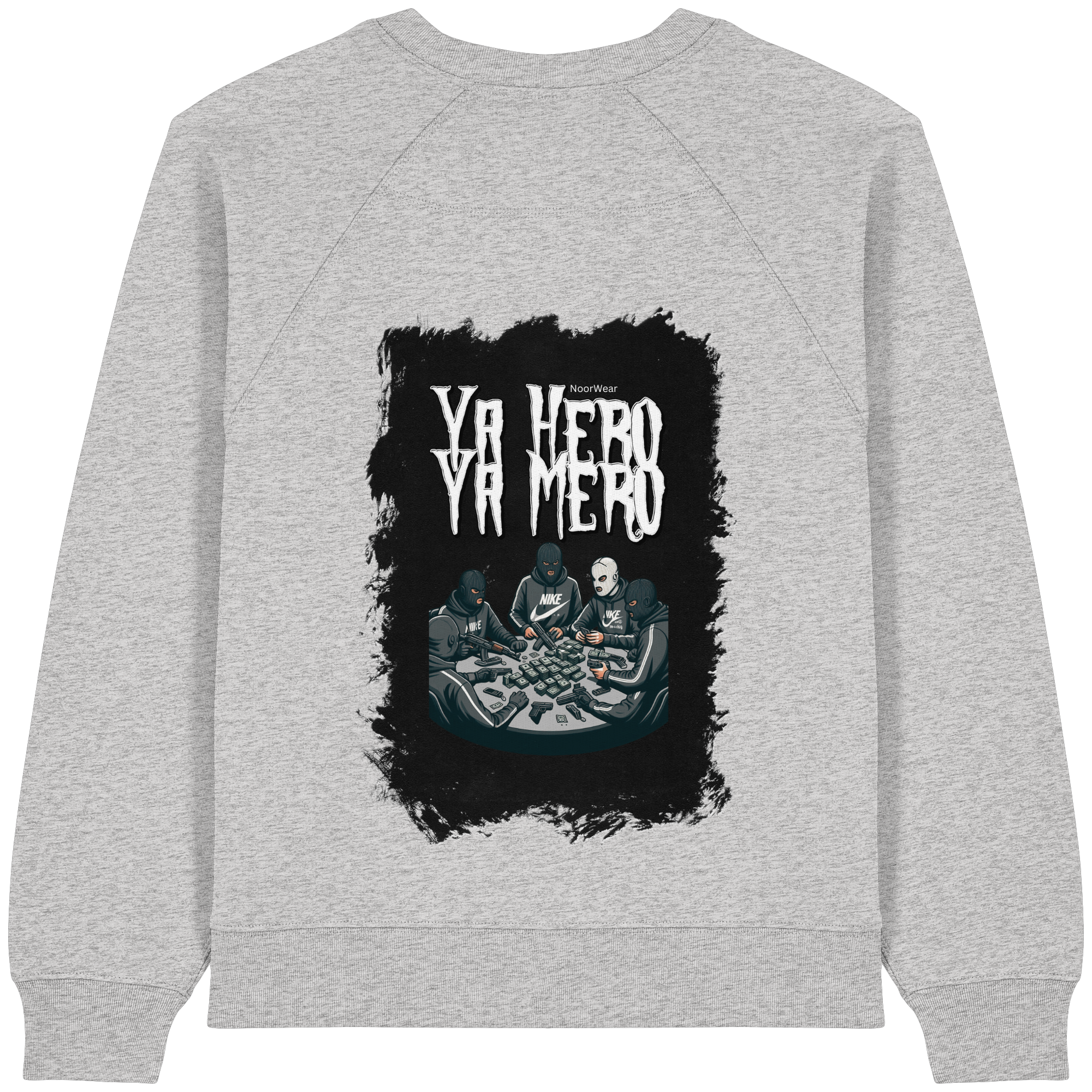 Ya Hero - Ya Mero - Womens Organic Raglan Sweatshirt
