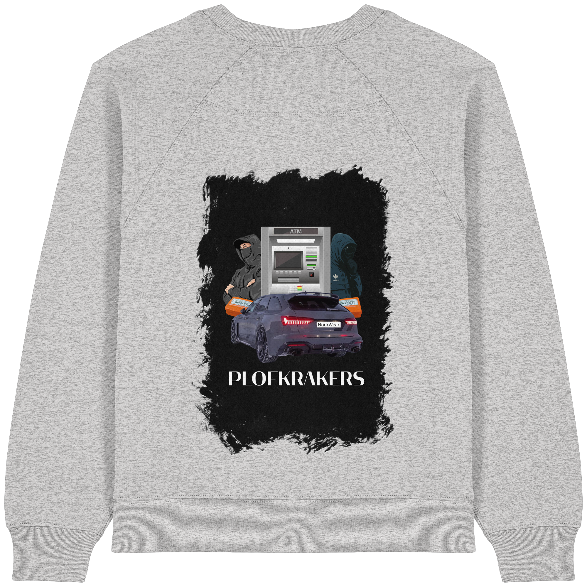 PLOFKRAKERS - Womens Organic Raglan Sweatshirt