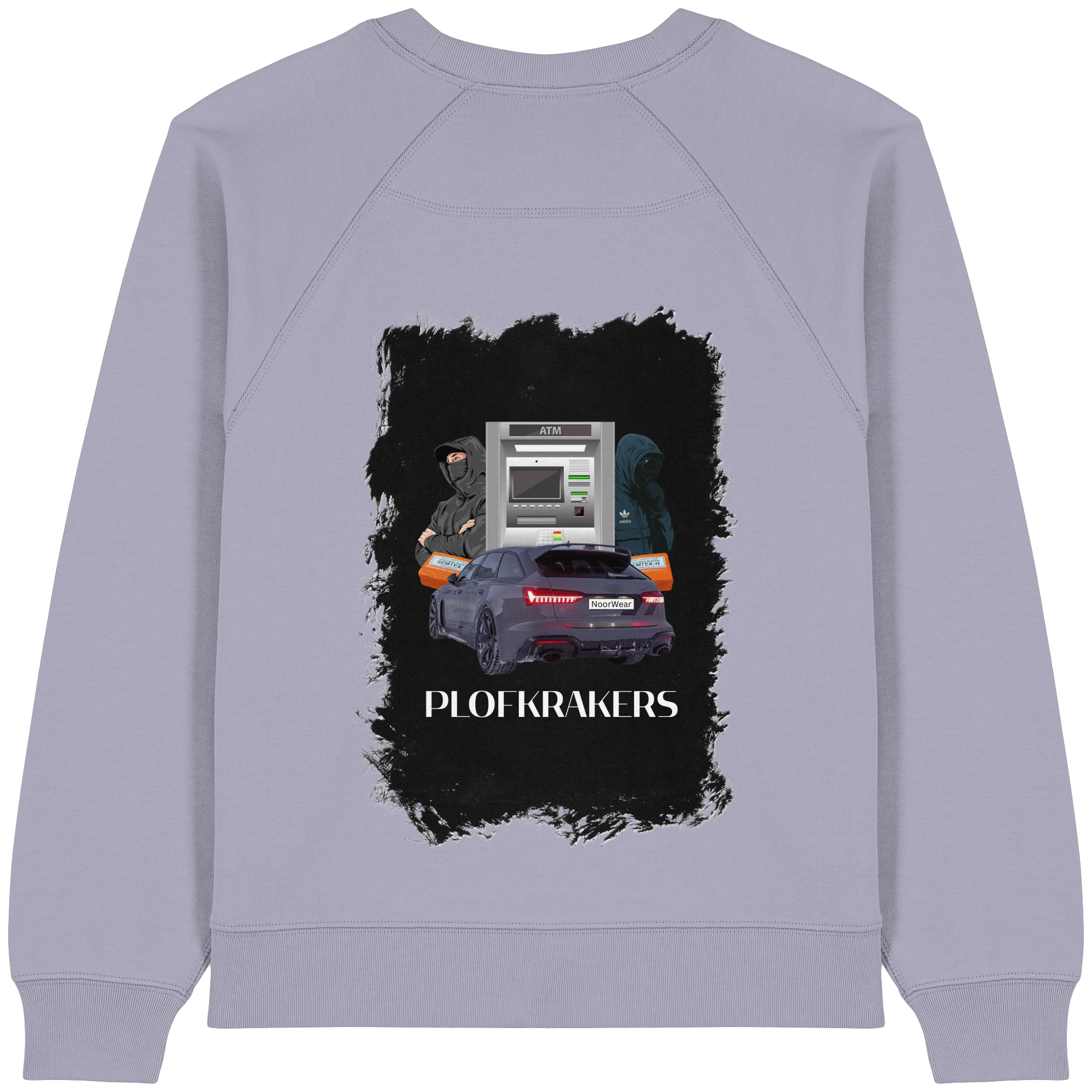 PLOFKRAKERS - Womens Organic Raglan Sweatshirt