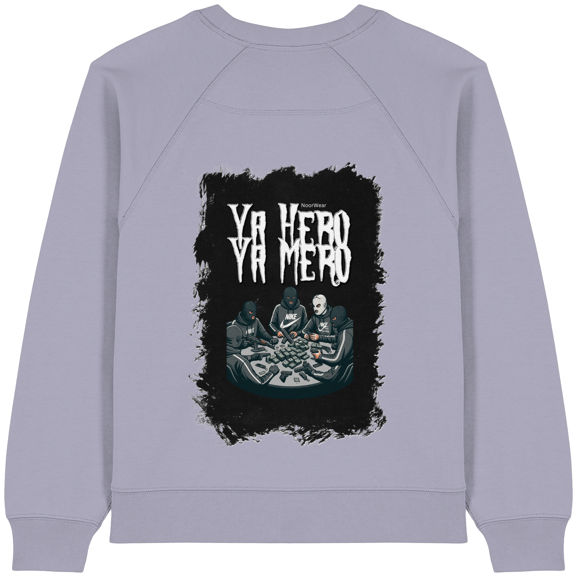 Ya Hero - Ya Mero - Womens Organic Raglan Sweatshirt