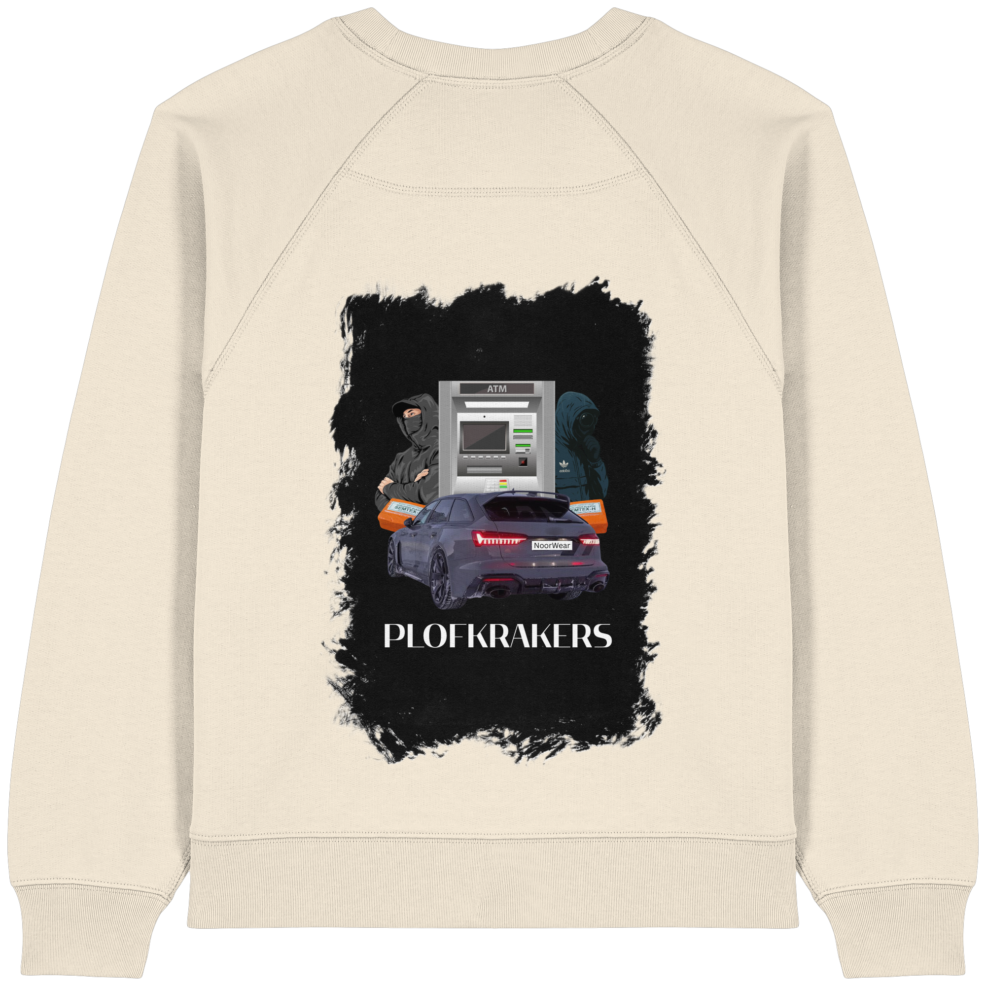 PLOFKRAKERS - Womens Organic Raglan Sweatshirt