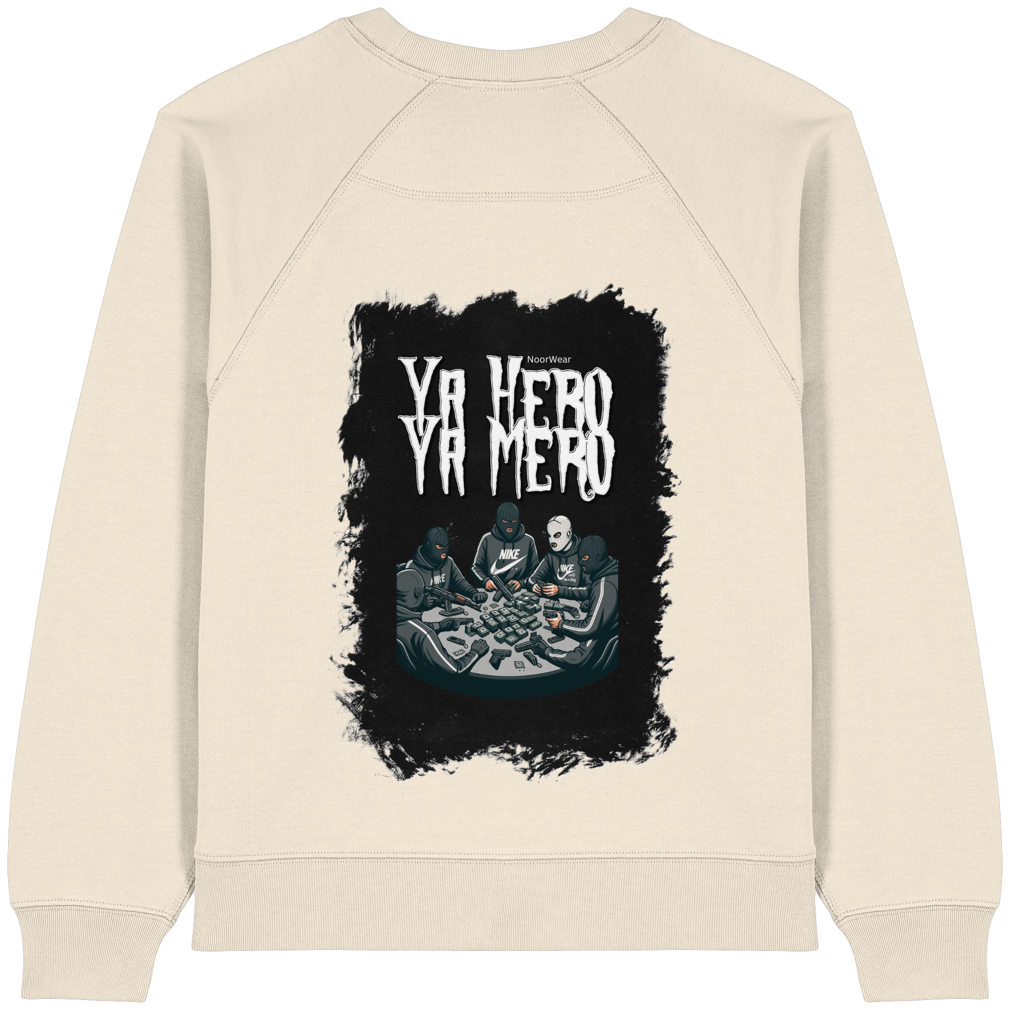 Ya Hero - Ya Mero - Womens Organic Raglan Sweatshirt