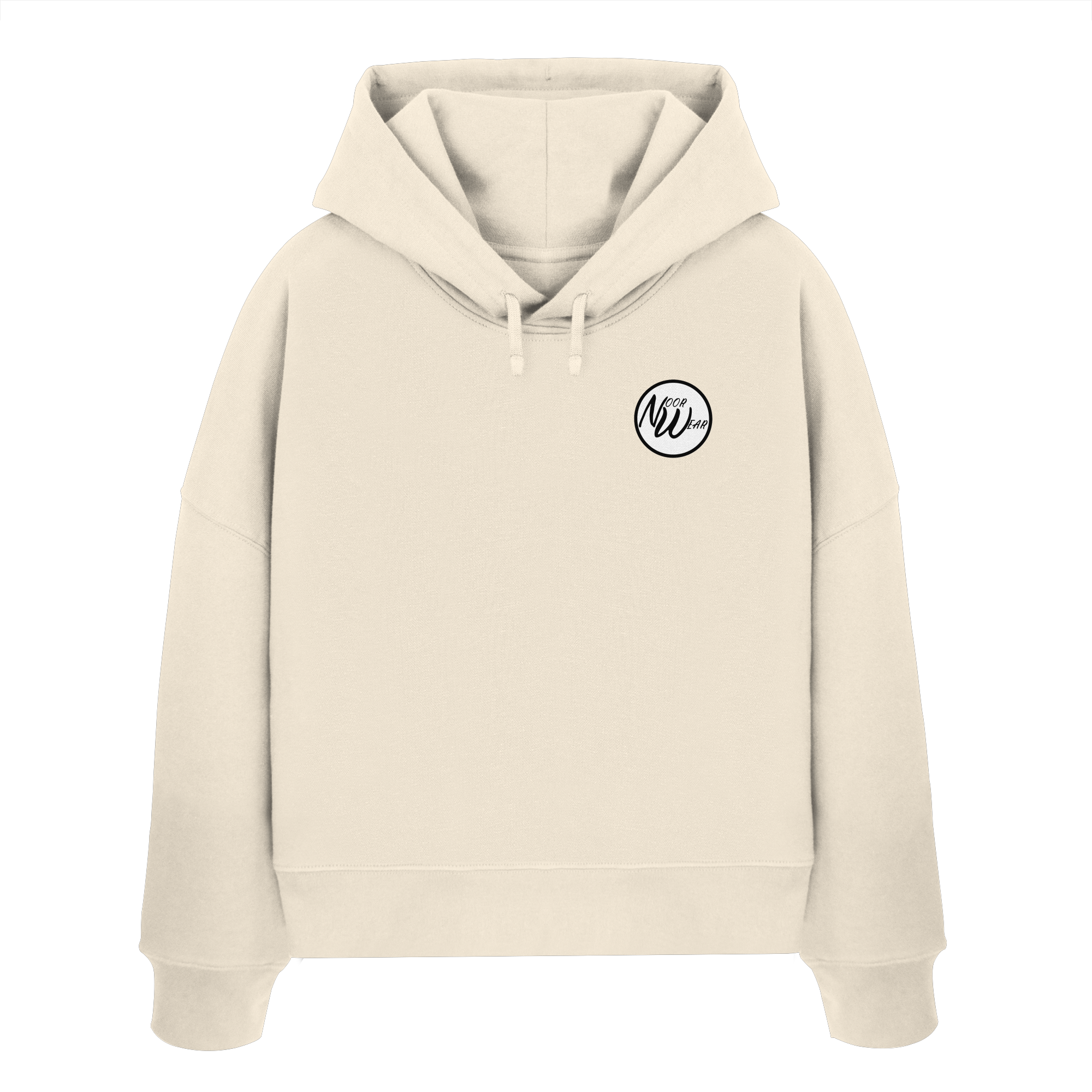 Angel with the AK - Womens Organic Boxcut Hoodie