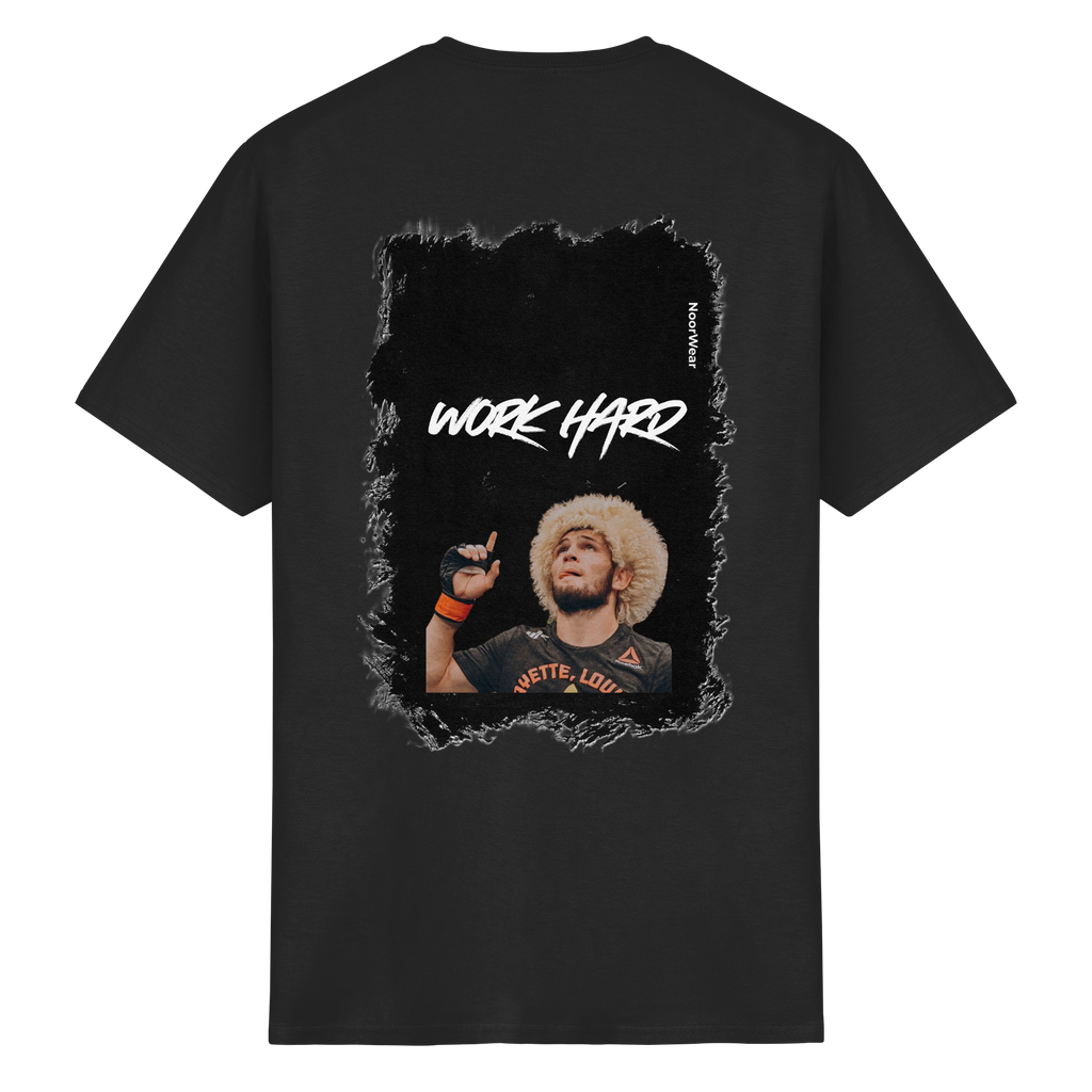 Khabib WorkHard - Heavy Cotton T-Shirt