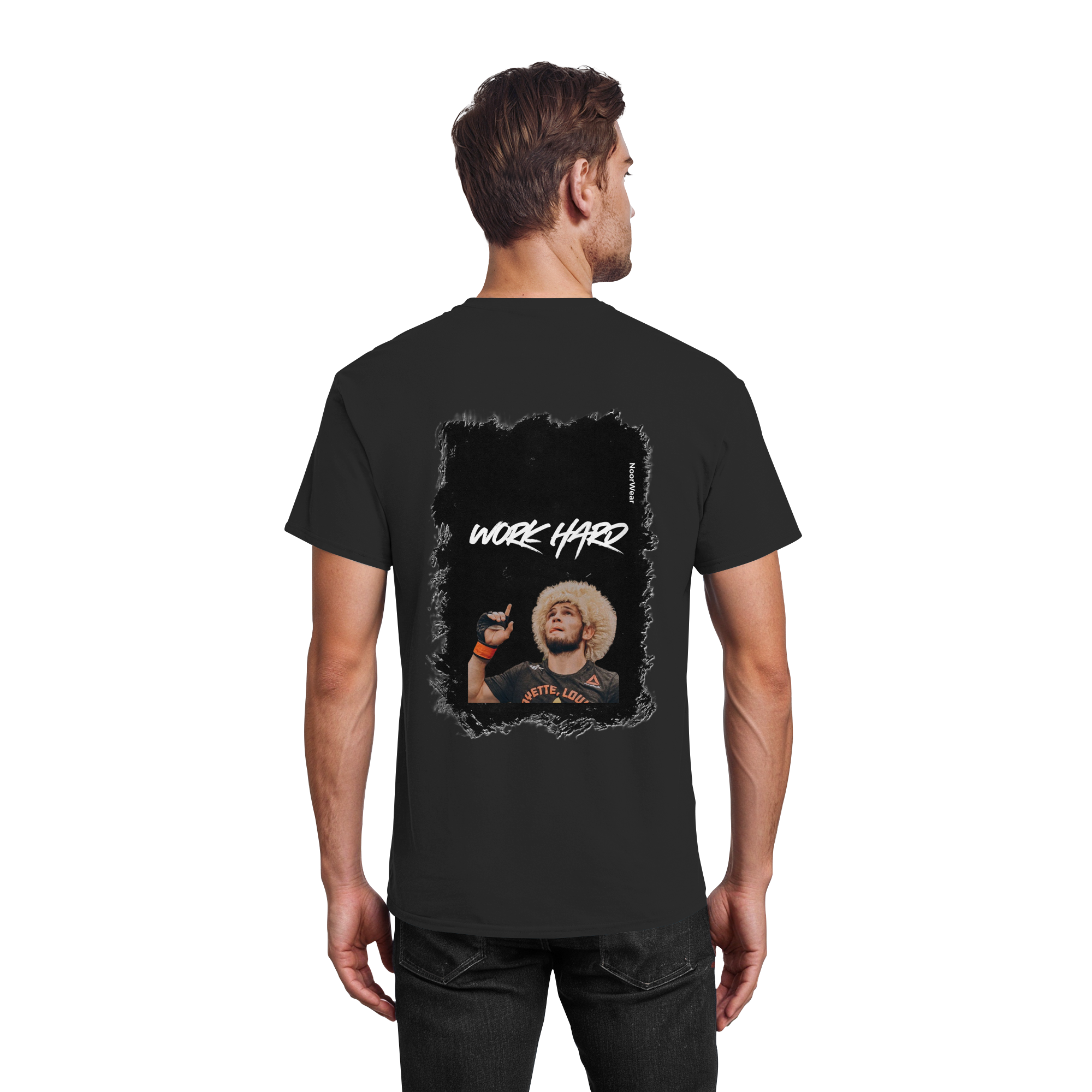 Khabib WorkHard - Heavy Cotton T-Shirt