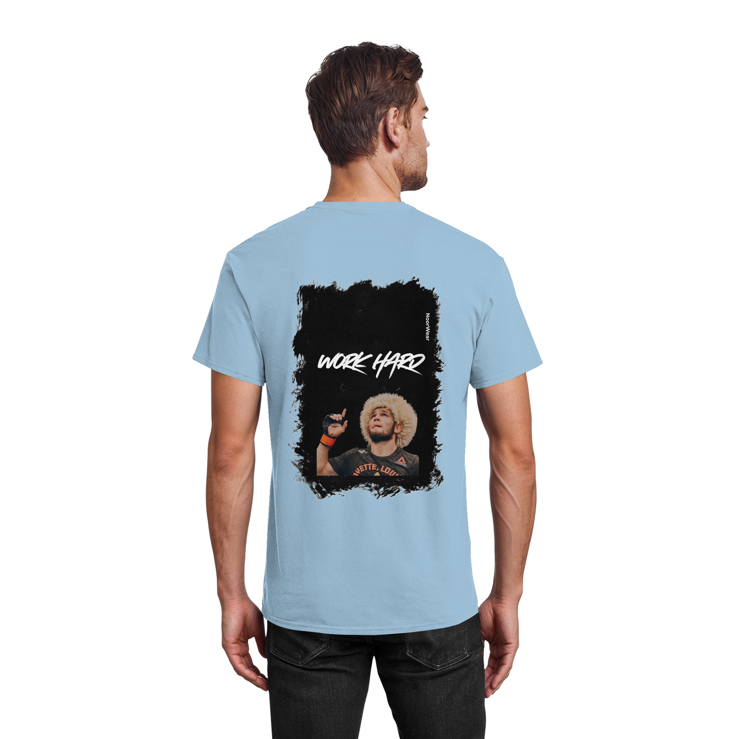 Khabib WorkHard - Heavy Cotton T-Shirt