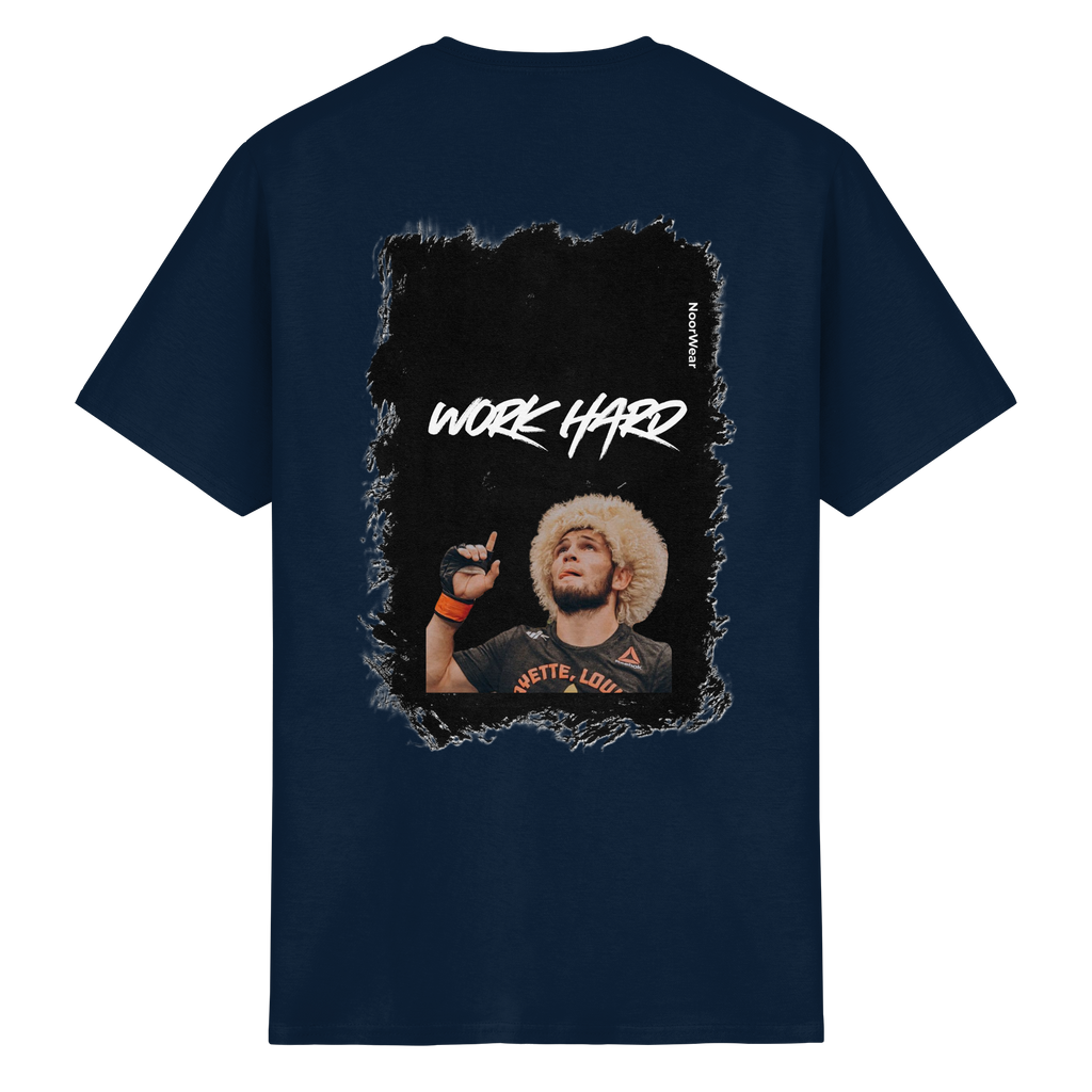 Khabib WorkHard - Heavy Cotton T-Shirt