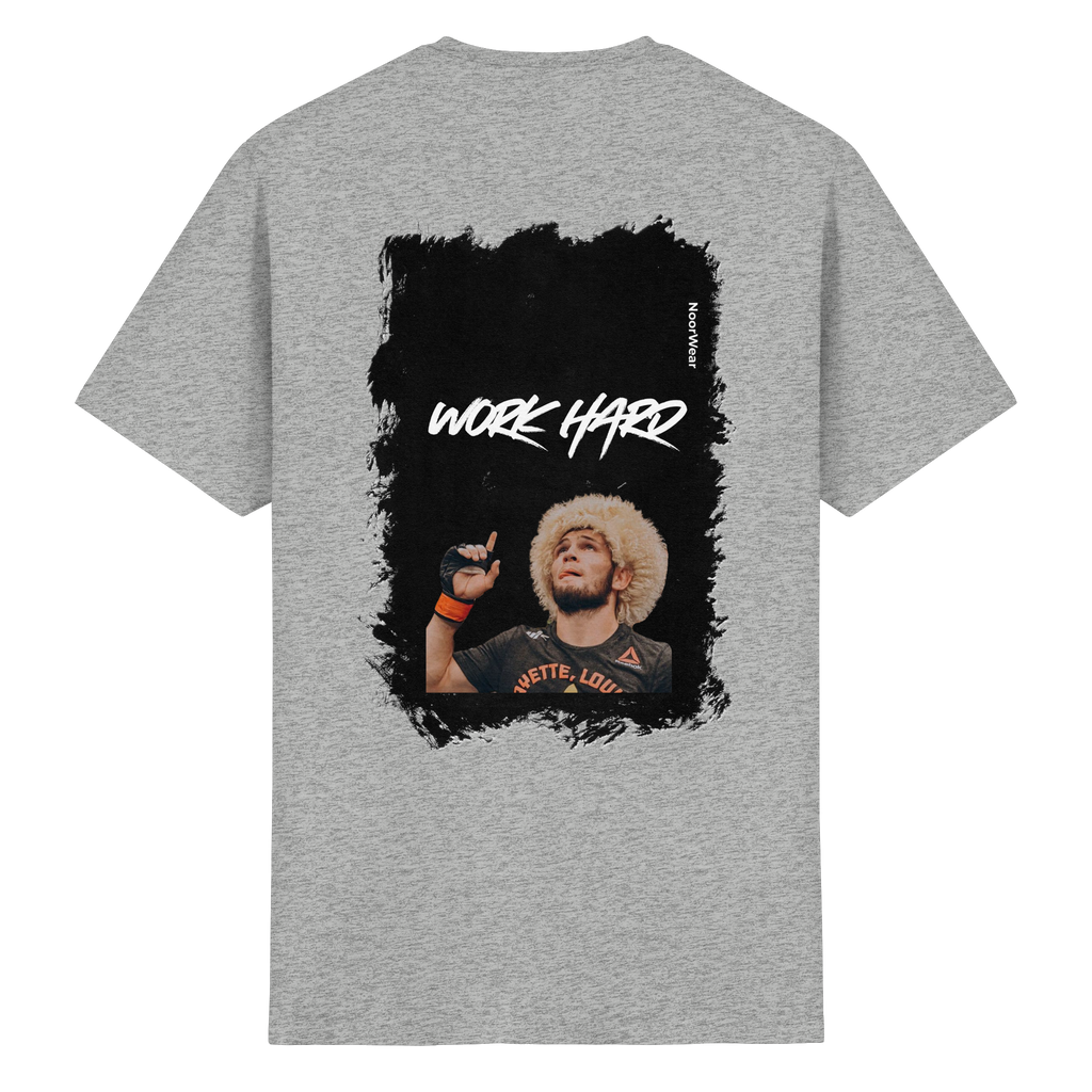 Khabib WorkHard - Heavy Cotton T-Shirt