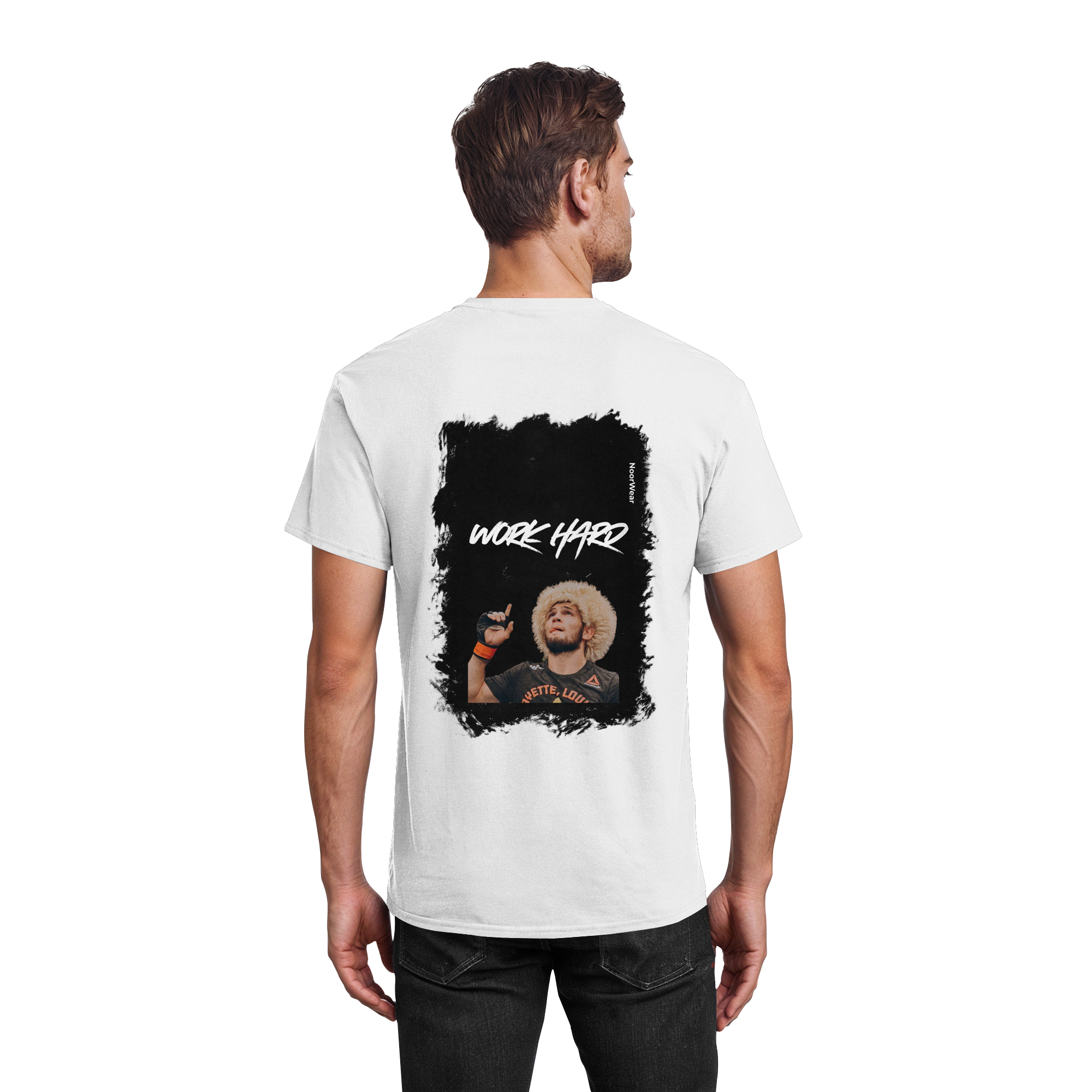 Khabib WorkHard - Heavy Cotton T-Shirt