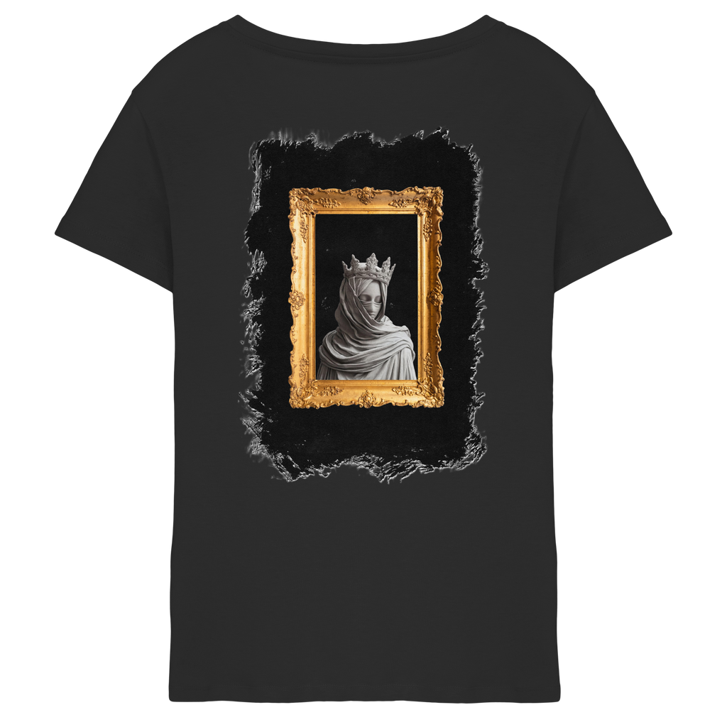 the women in the painting - Ladies V-Neck Shirt
