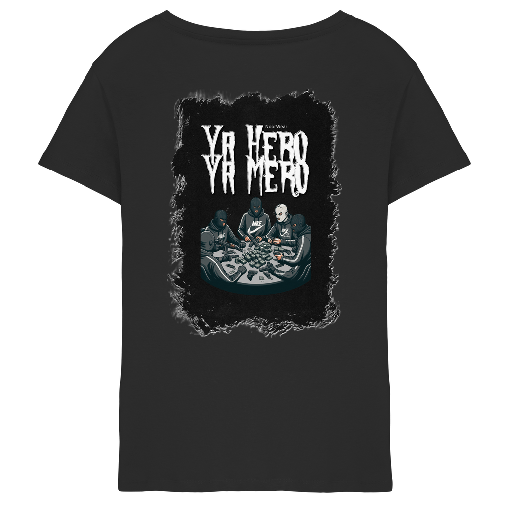Ya Hero - Ya Mero - Ladies V-Neck Shirt