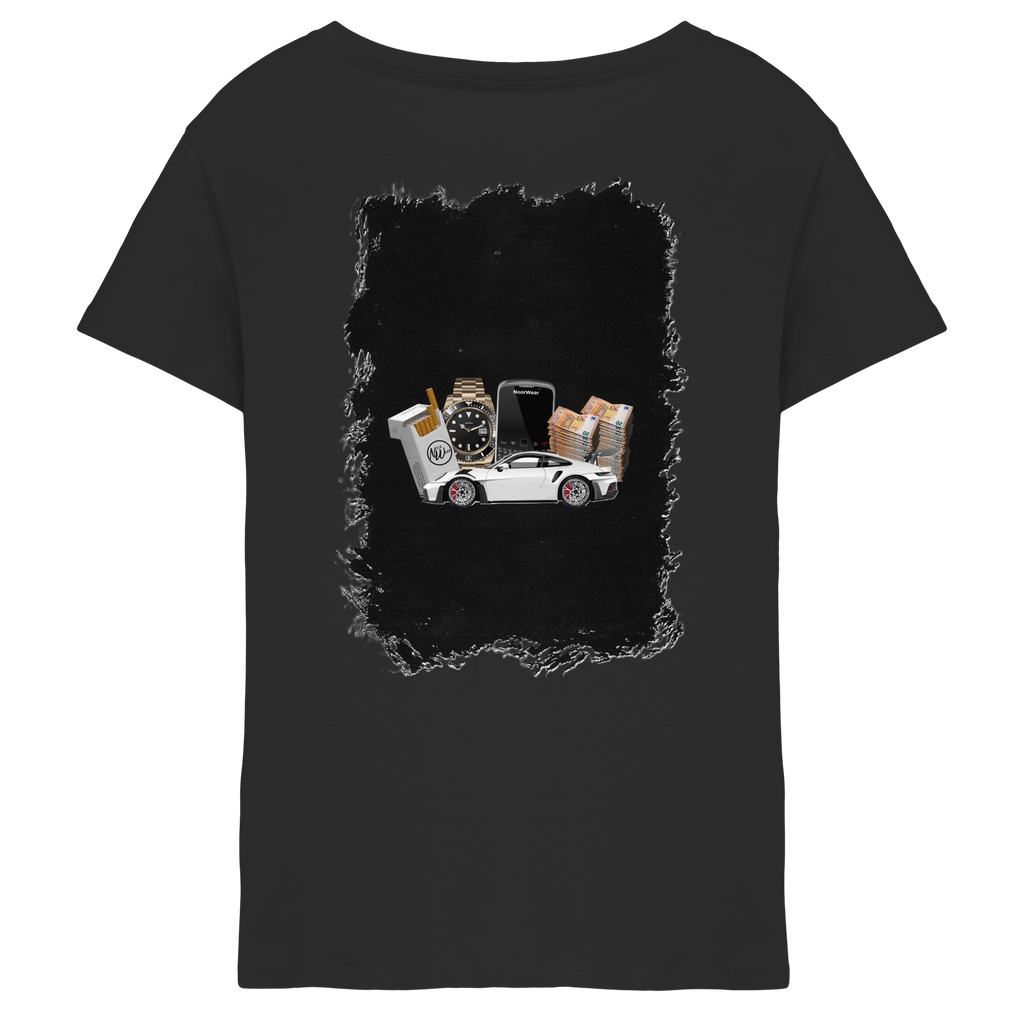 Fast Money - Ladies V-Neck Shirt