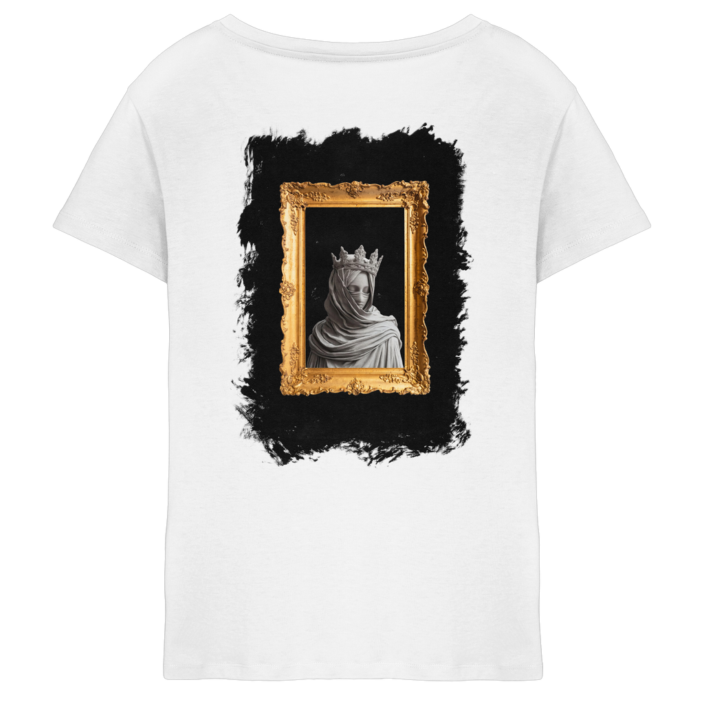 the women in the painting - Ladies V-Neck Shirt